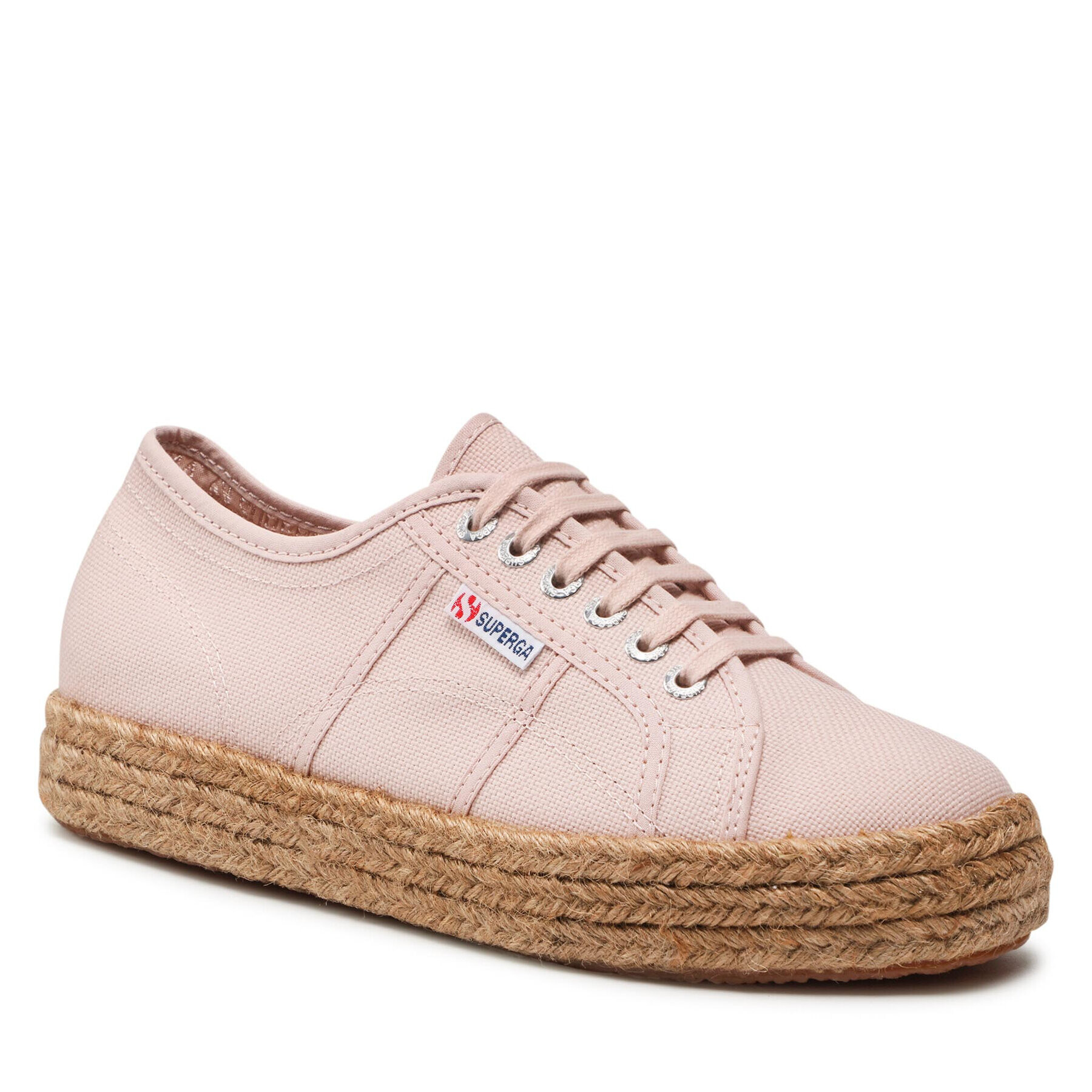 Superga Espadrile Rope 2730 S00CF20 Roza - Pepit.si