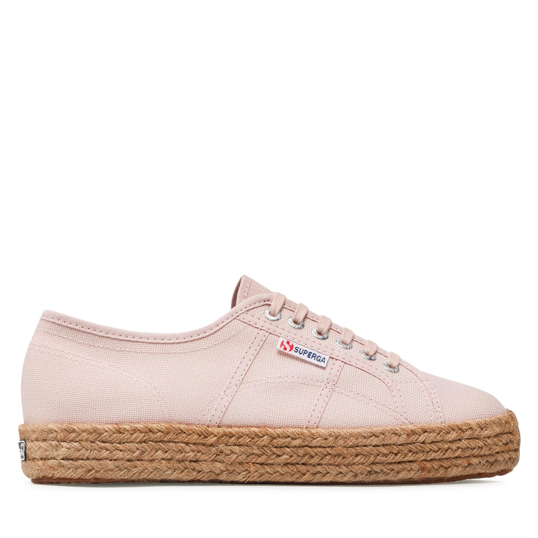 Superga Espadrile Rope 2730 S00CF20 Roza - Pepit.si