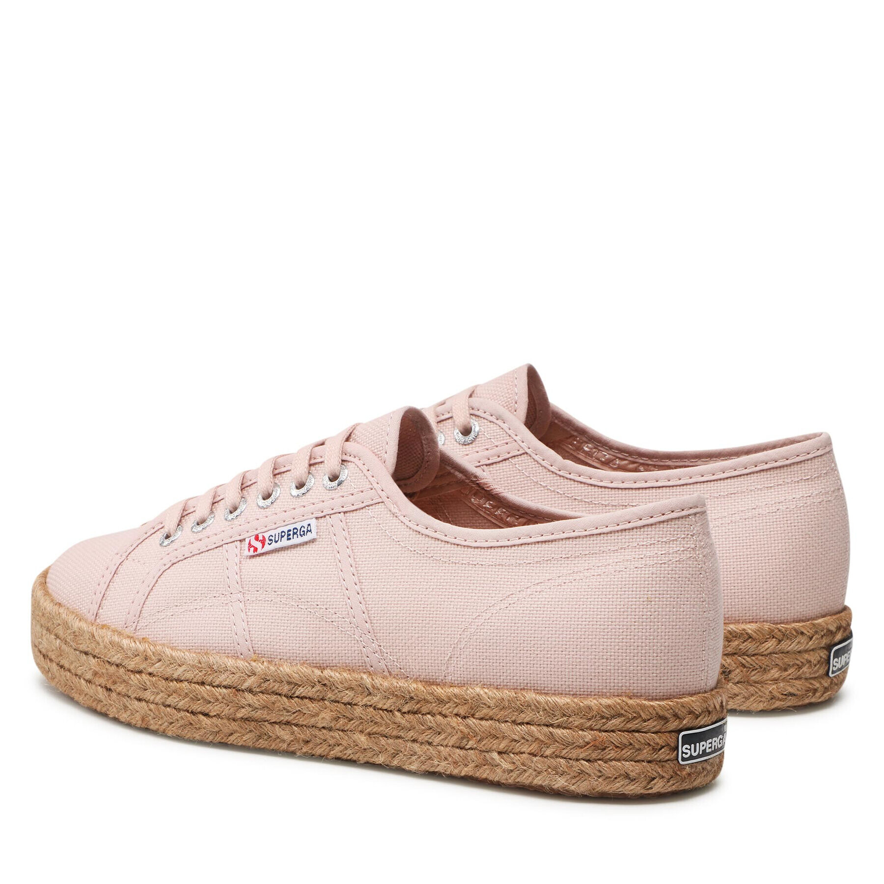 Superga Espadrile Rope 2730 S00CF20 Roza - Pepit.si