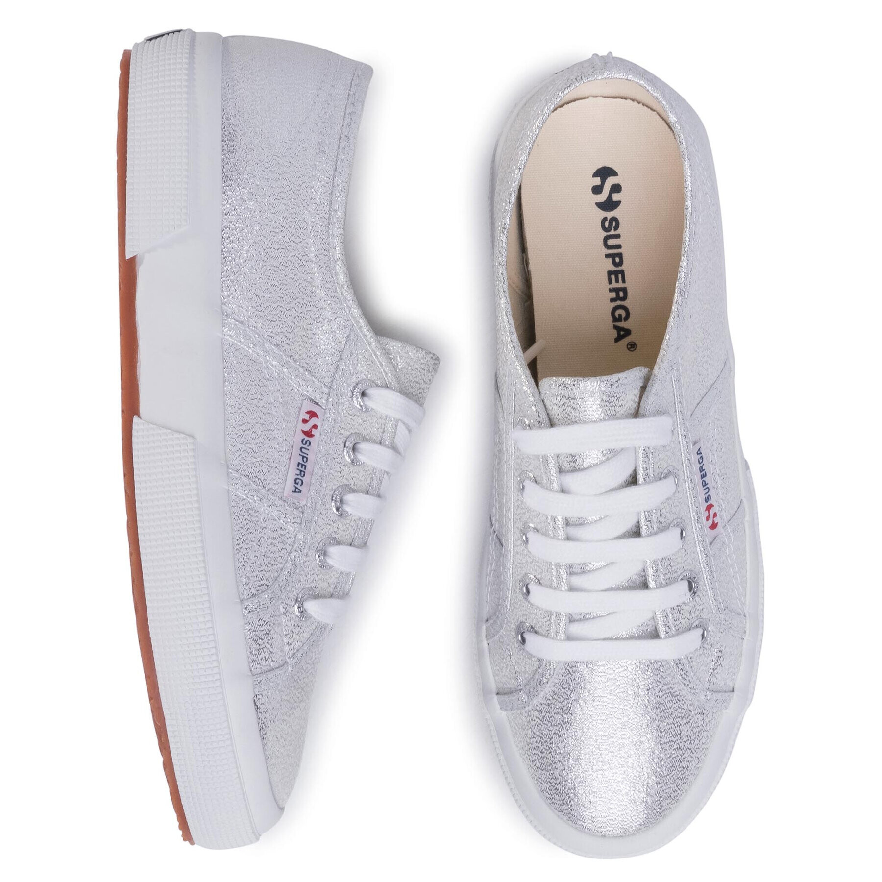 Superga Modne superge 2750 Lamew S001820 Srebrna - Pepit.si