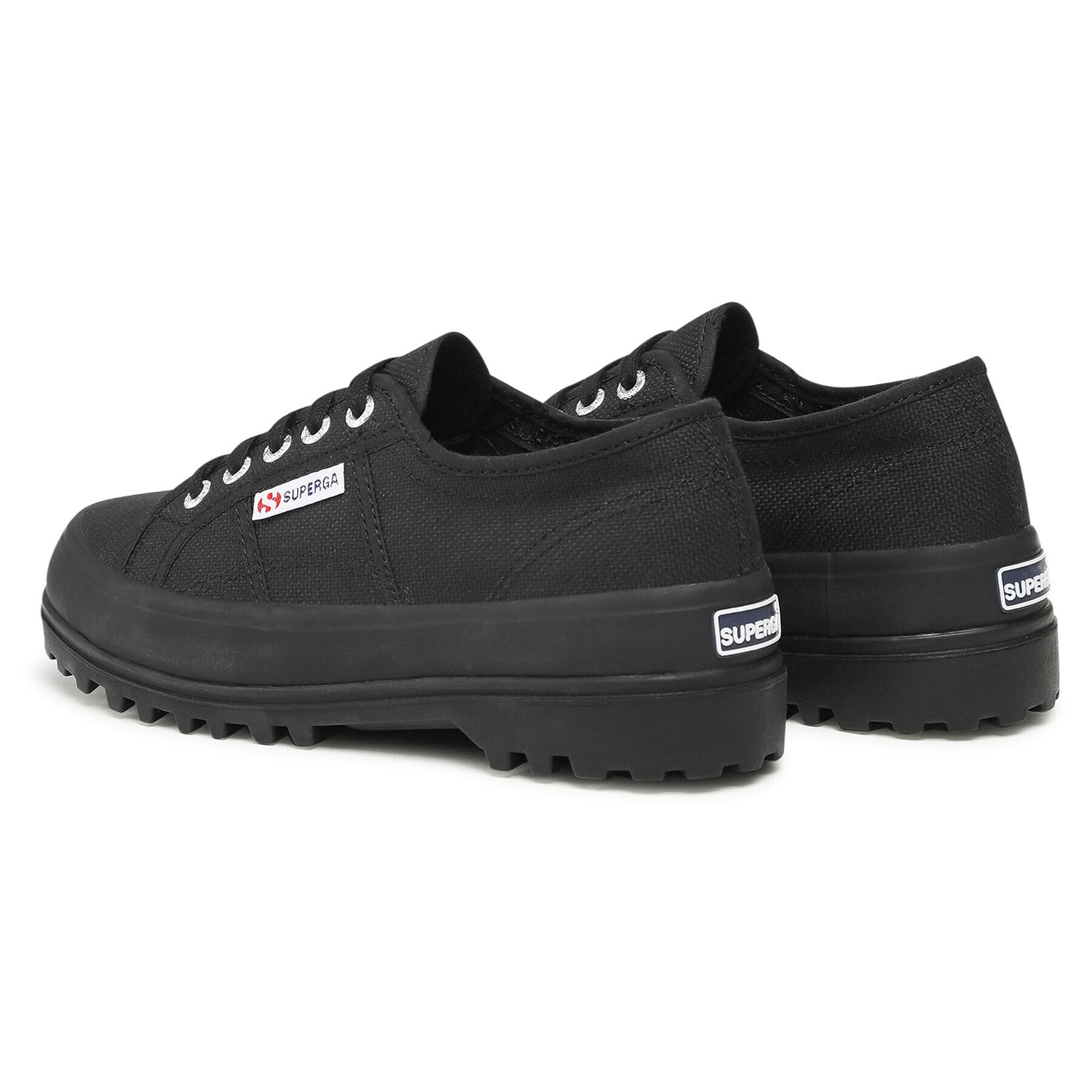 Superga Nizki čevlji 2555 Alpina Cotu S00F4B0 Črna - Pepit.si