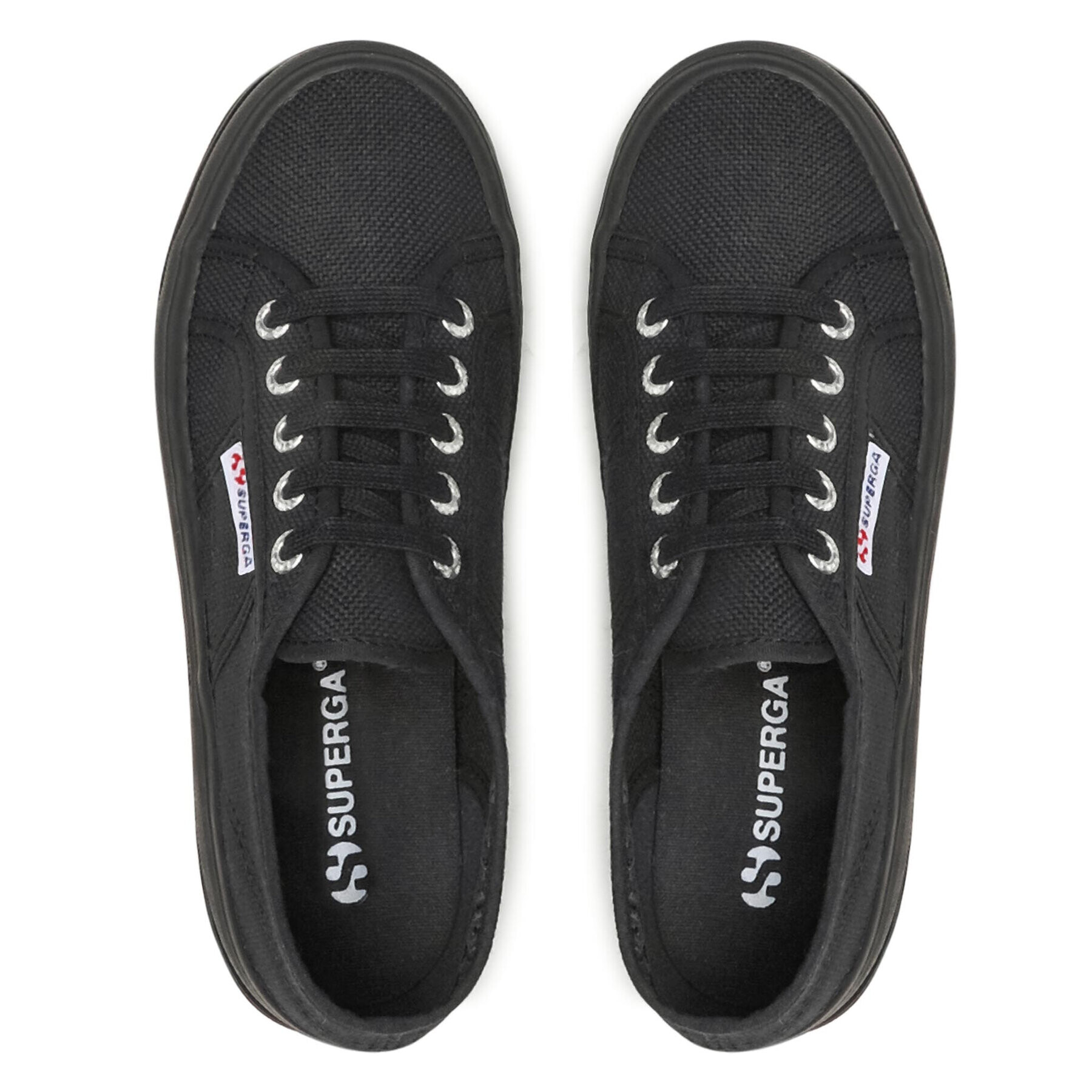 Superga Nizki čevlji 2555 Alpina Cotu S00F4B0 Črna - Pepit.si