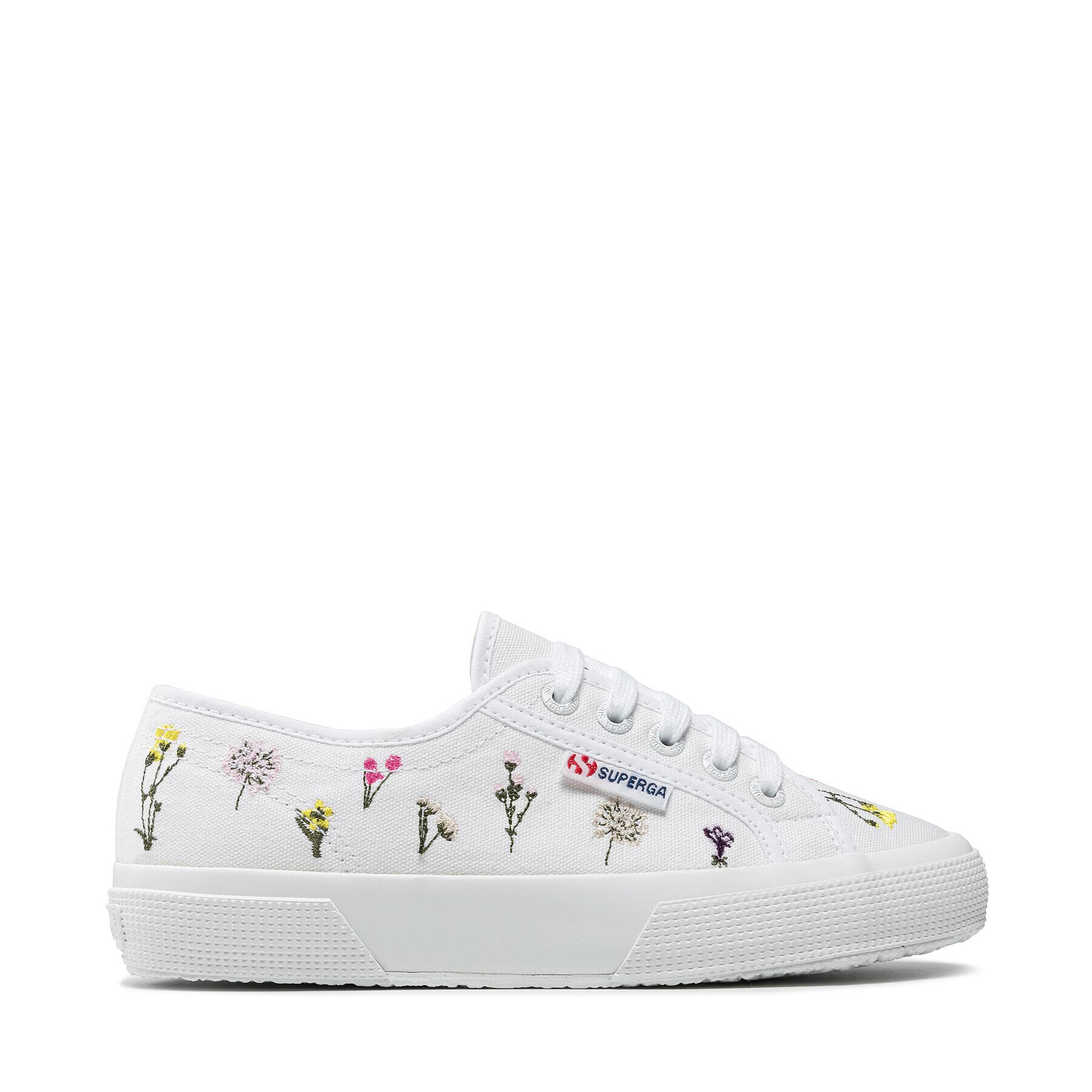 Superga Tenis superge 2750 Flower Bloom Embroidery S31111W Bela - Pepit.si