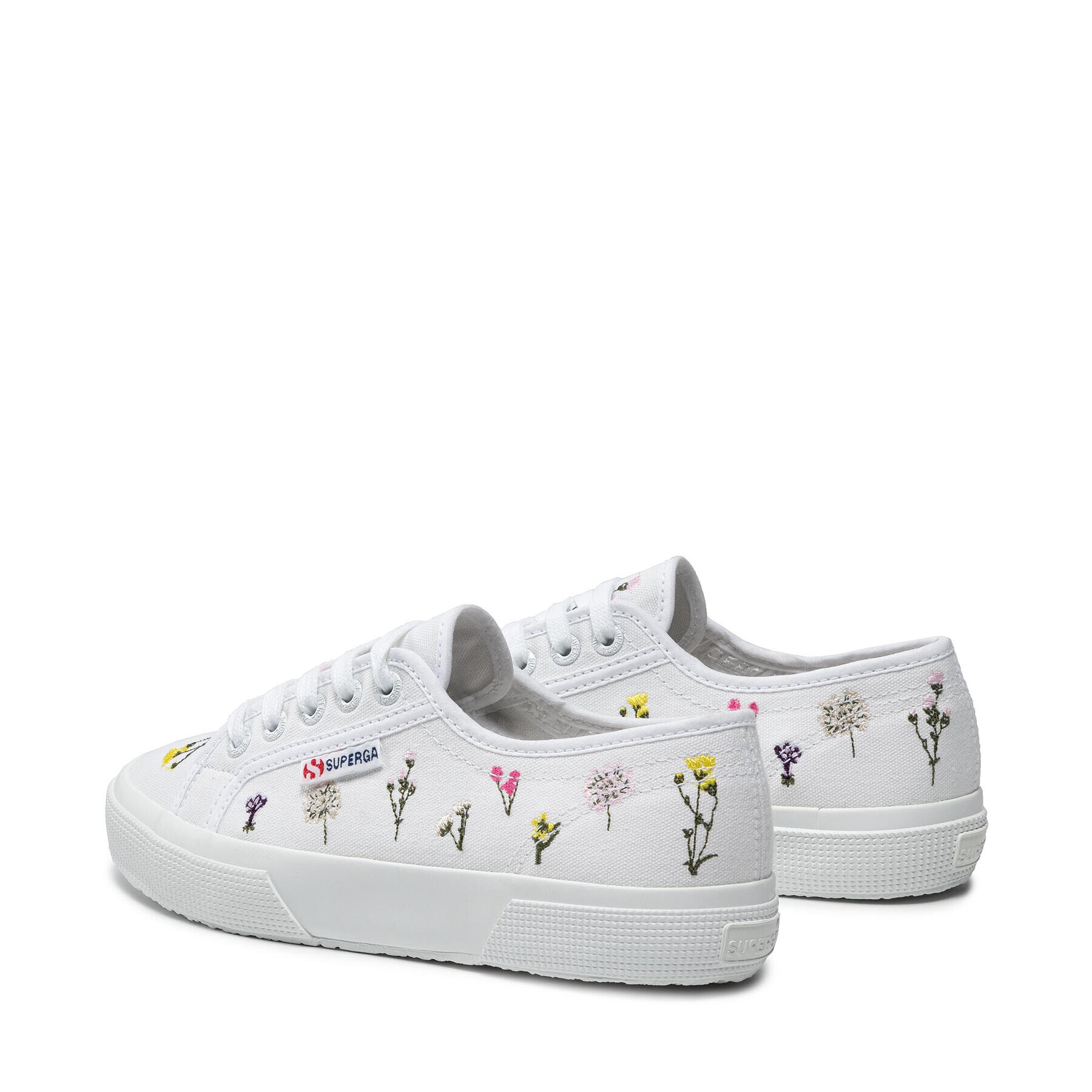 Superga Tenis superge 2750 Flower Bloom Embroidery S31111W Bela - Pepit.si