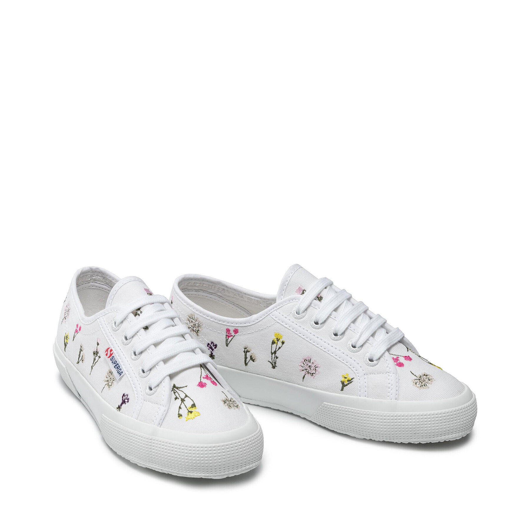 Superga Tenis superge 2750 Flower Bloom Embroidery S31111W Bela - Pepit.si