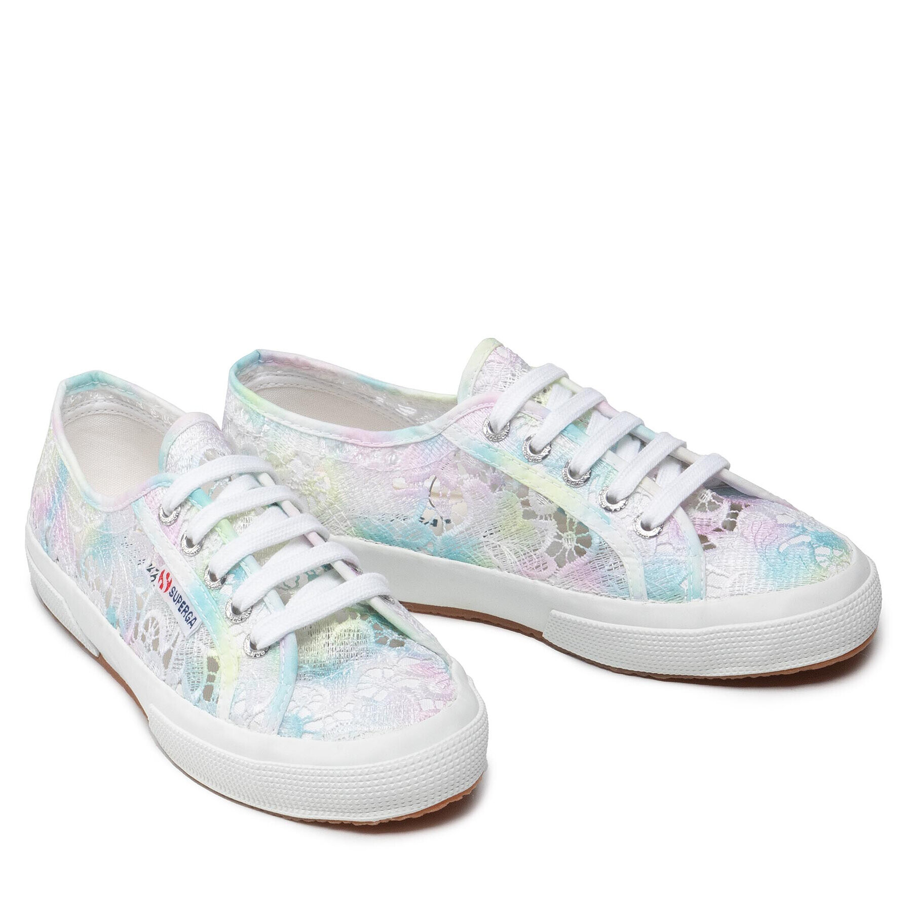 Superga Tenis superge 2750 Macrame Tie Dye S81217W Bela - Pepit.si