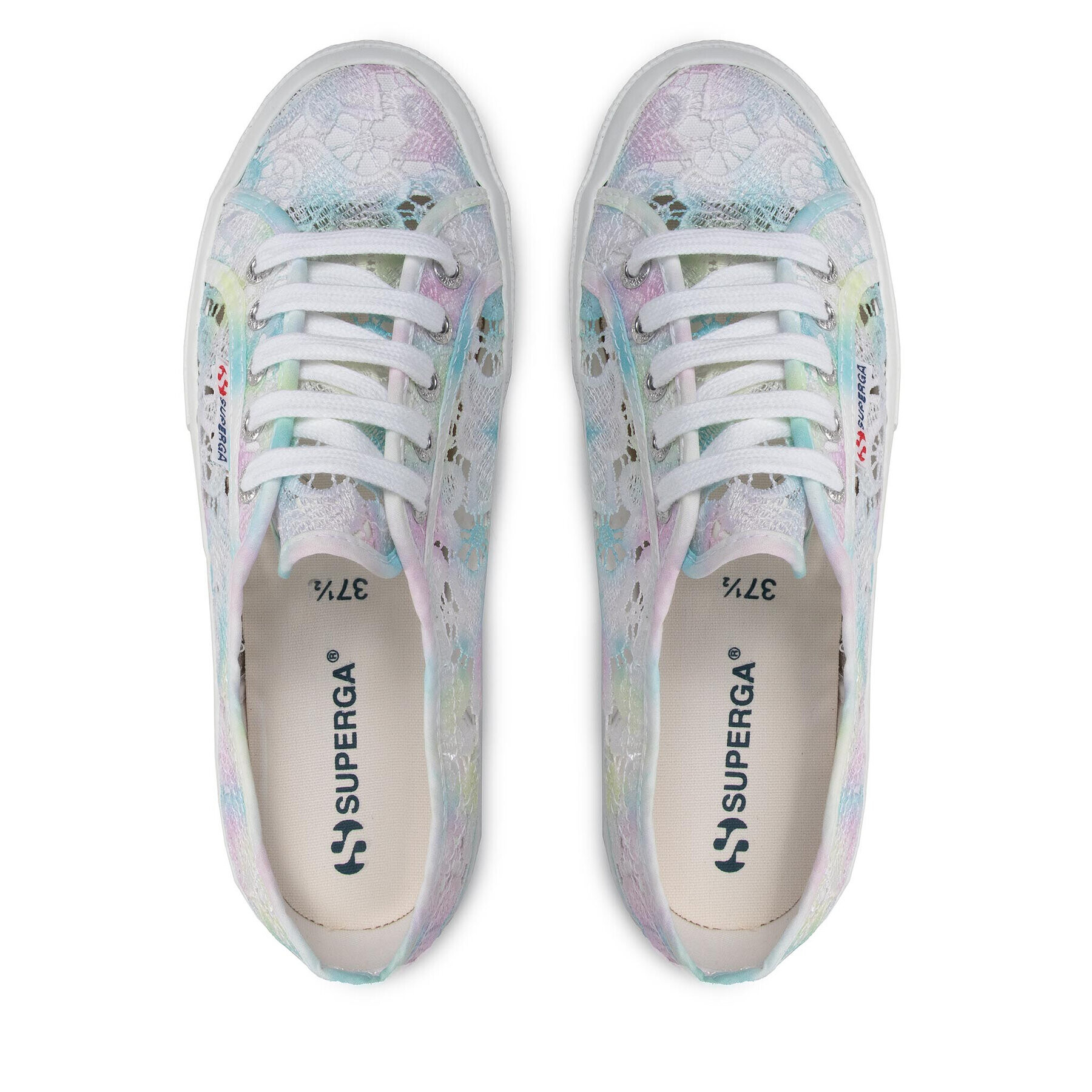 Superga Tenis superge 2750 Macrame Tie Dye S81217W Bela - Pepit.si