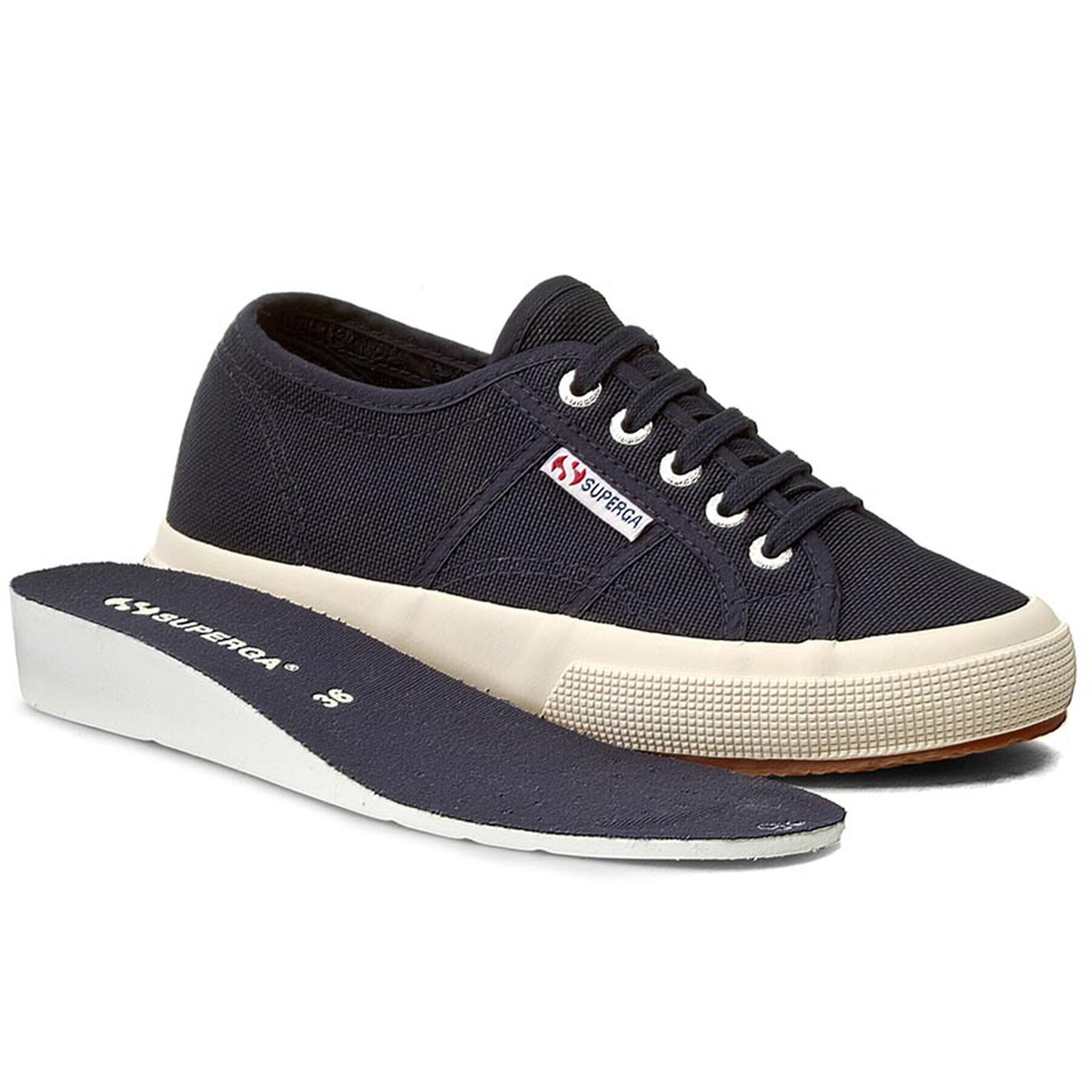 Superga Tenis superge 2750 Plus Cotu S003J70 Mornarsko modra - Pepit.si