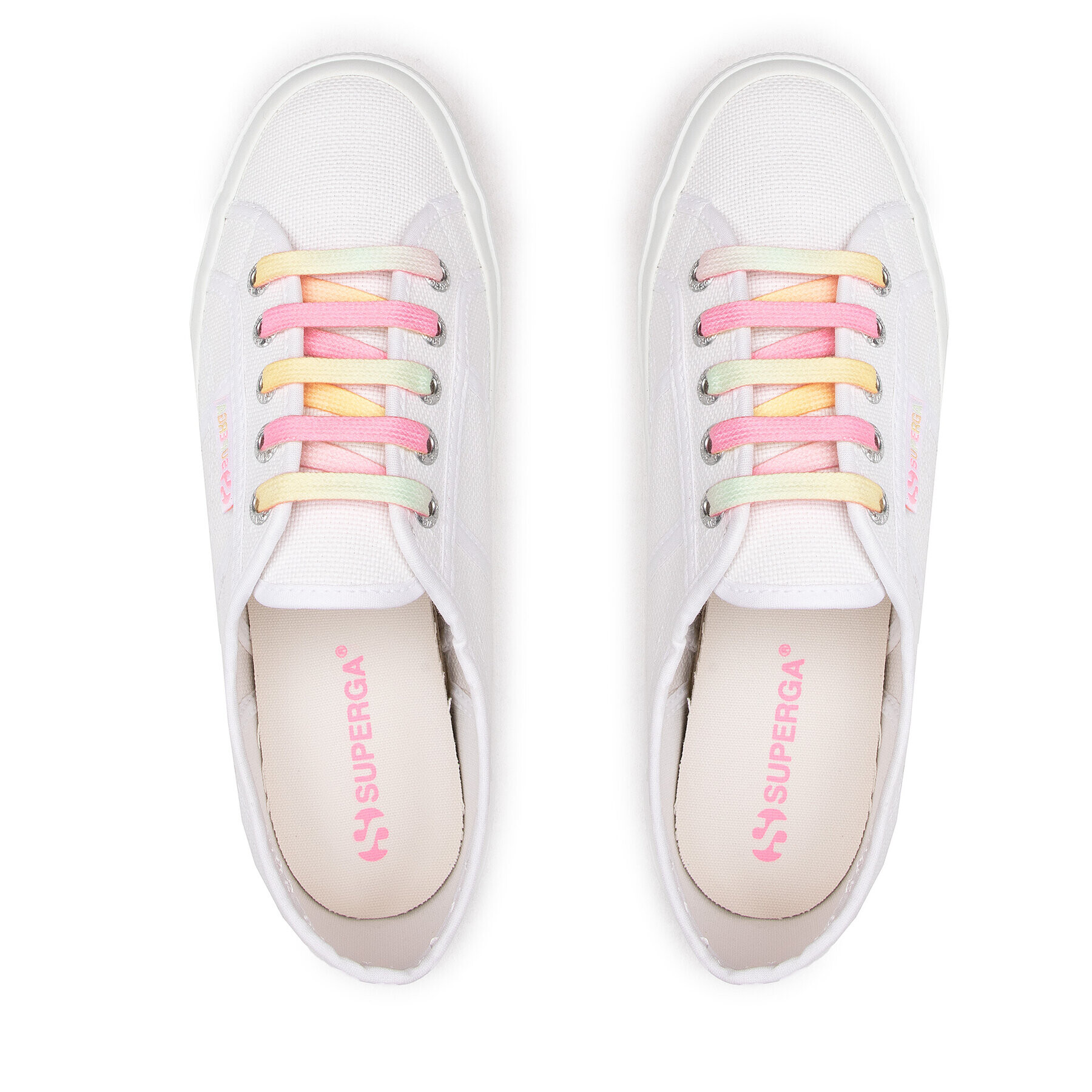 Superga Tenis superge 2750 Shaded Lace S5111RW Bela - Pepit.si