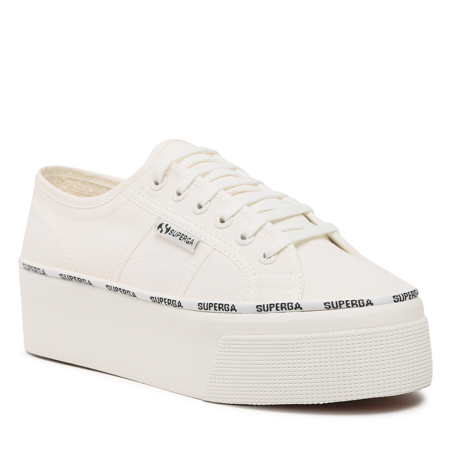 Superga Tenis superge 2790 Logo Piping S3125LW Bela - Pepit.si