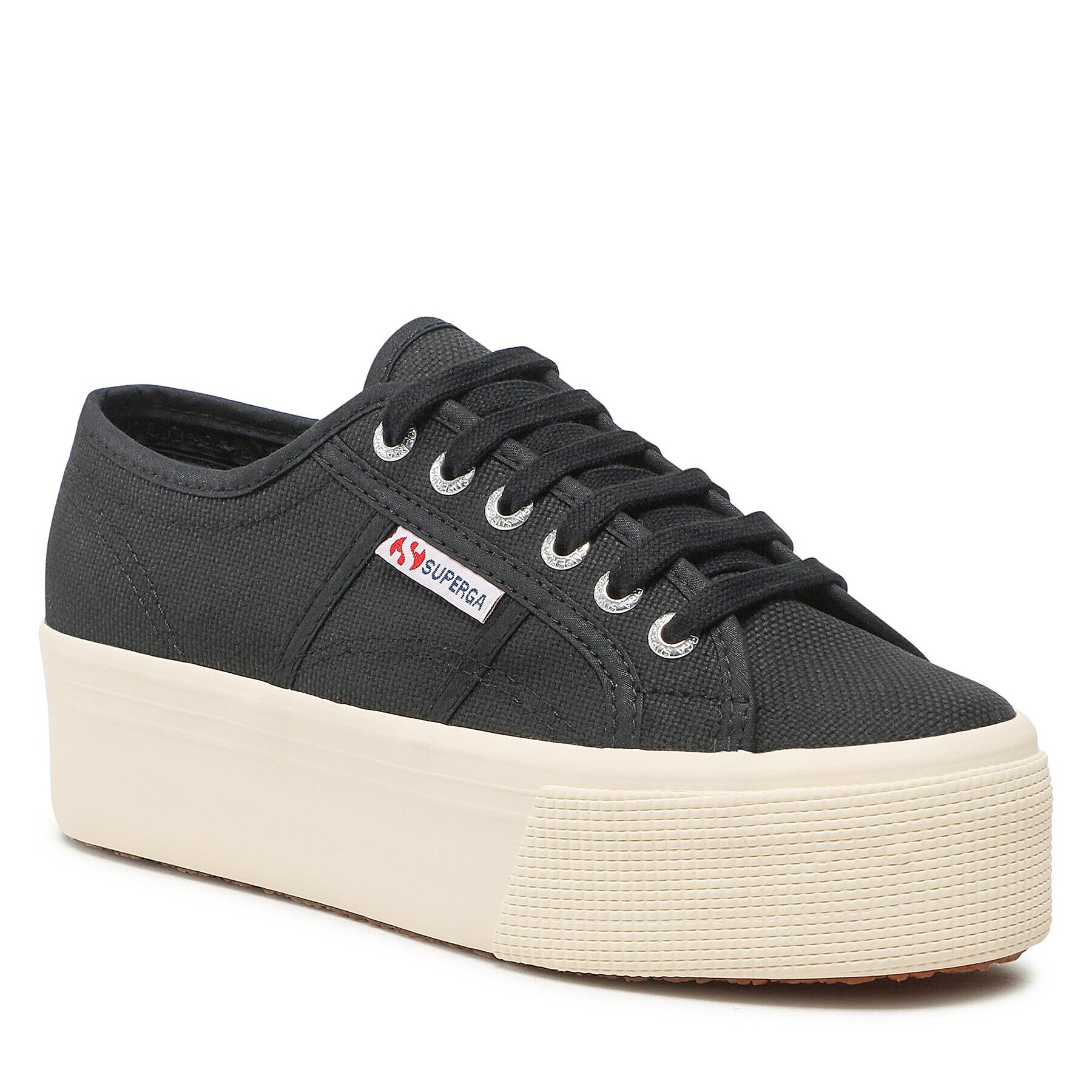 Superga Tenis superge 2790 Platform S9111LW Črna - Pepit.si