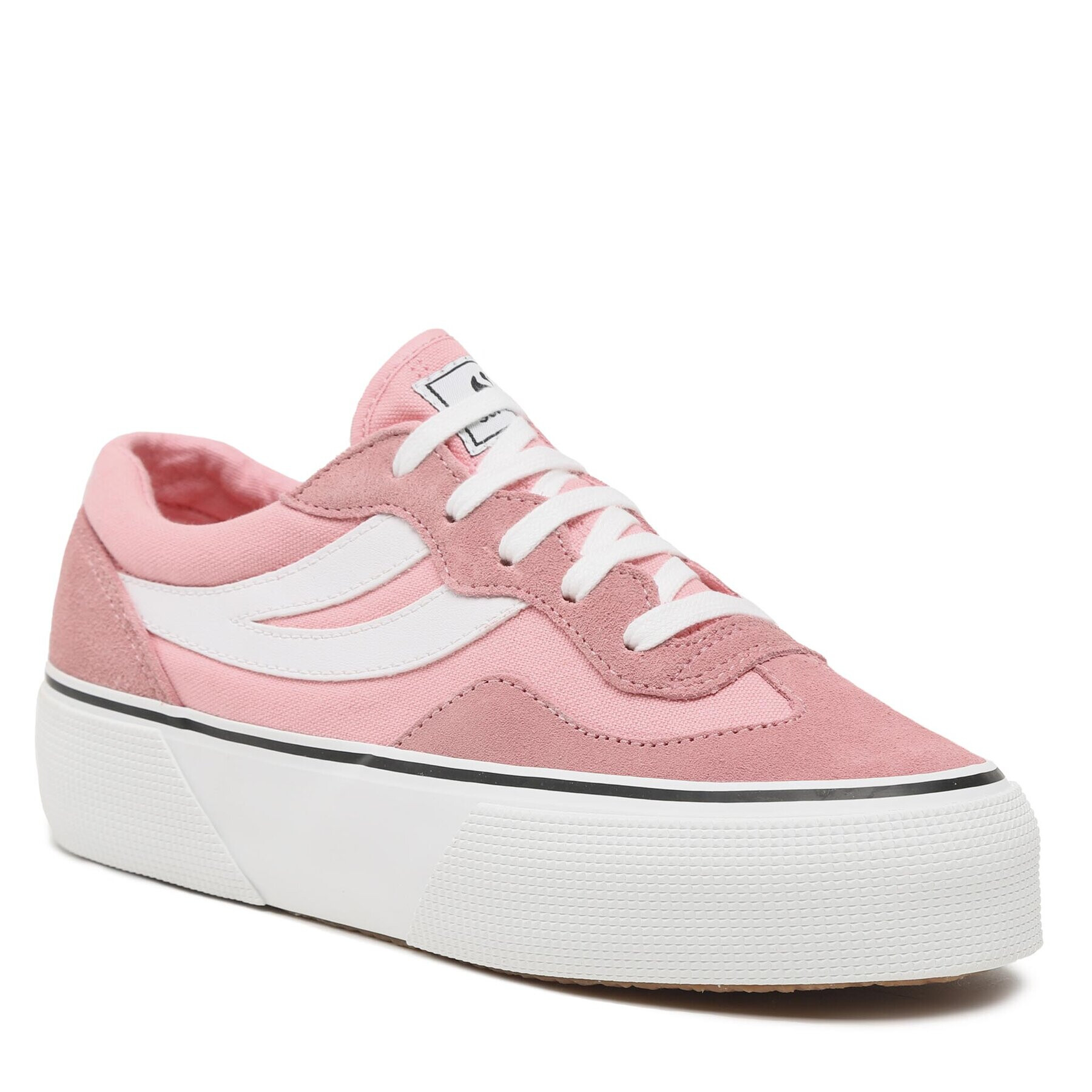 Superga Tenis superge 3041 Revolley Colorblock Platform S1151MW Roza - Pepit.si