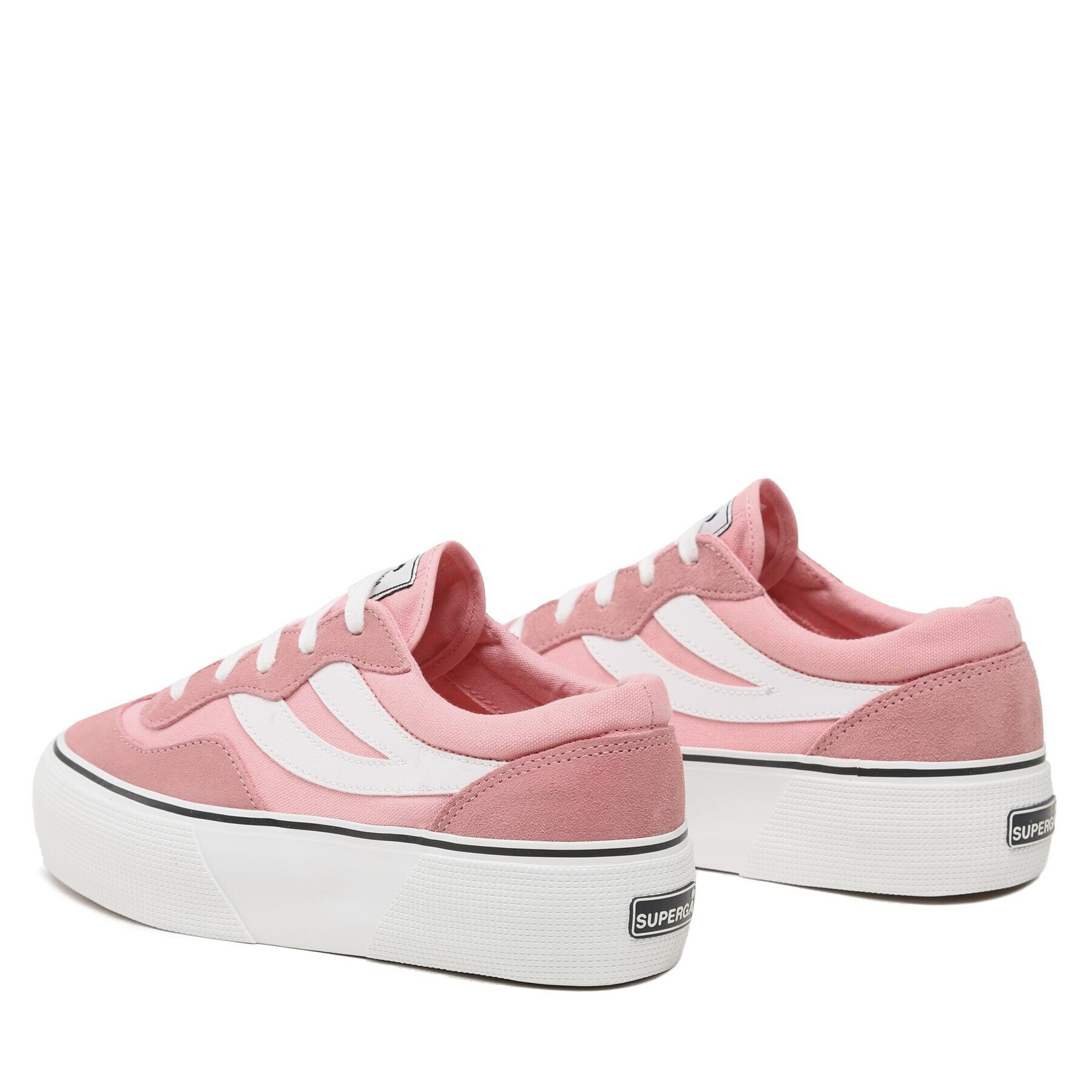 Superga Tenis superge 3041 Revolley Colorblock Platform S1151MW Roza - Pepit.si