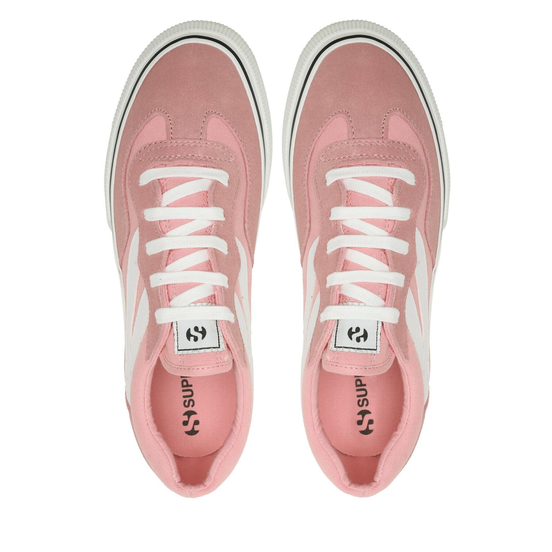 Superga Tenis superge 3041 Revolley Colorblock Platform S1151MW Roza - Pepit.si