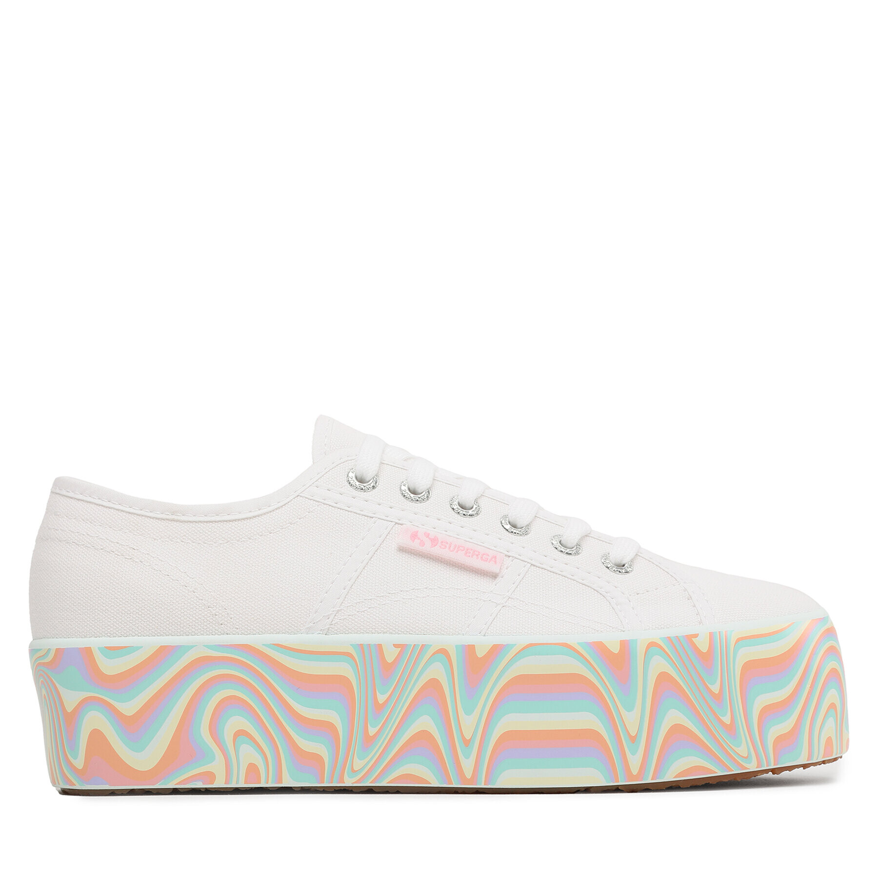 Superga Tenis superge Multicolor Liguify Sole 2790 S8124UW Bela - Pepit.si