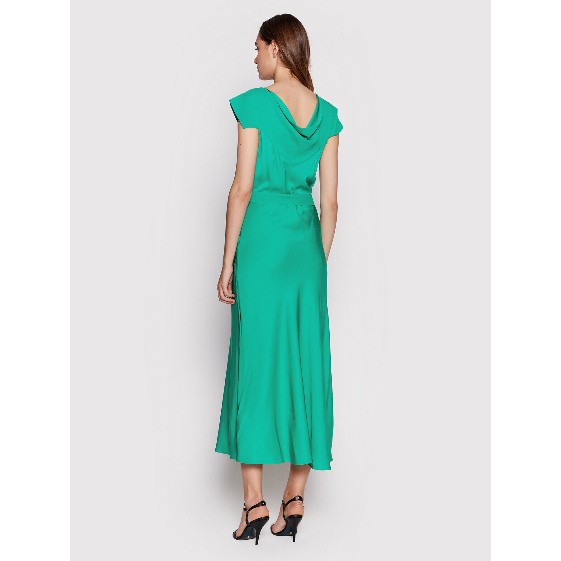 Ted Baker Cocktail obleka Noemi 259734 Zelena Regular Fit - Pepit.si