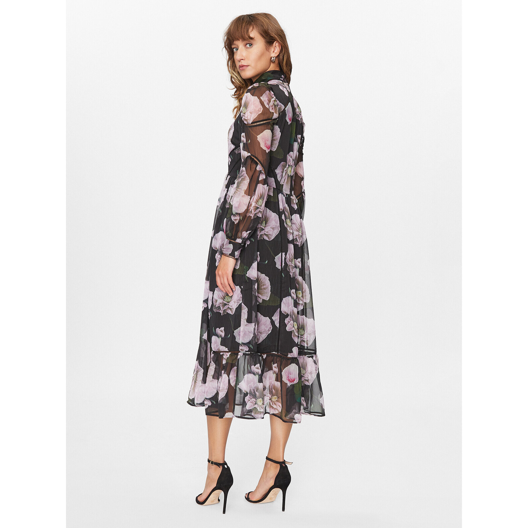 Ted Baker Cocktail obleka Pohlley 272496 Črna Regular Fit - Pepit.si