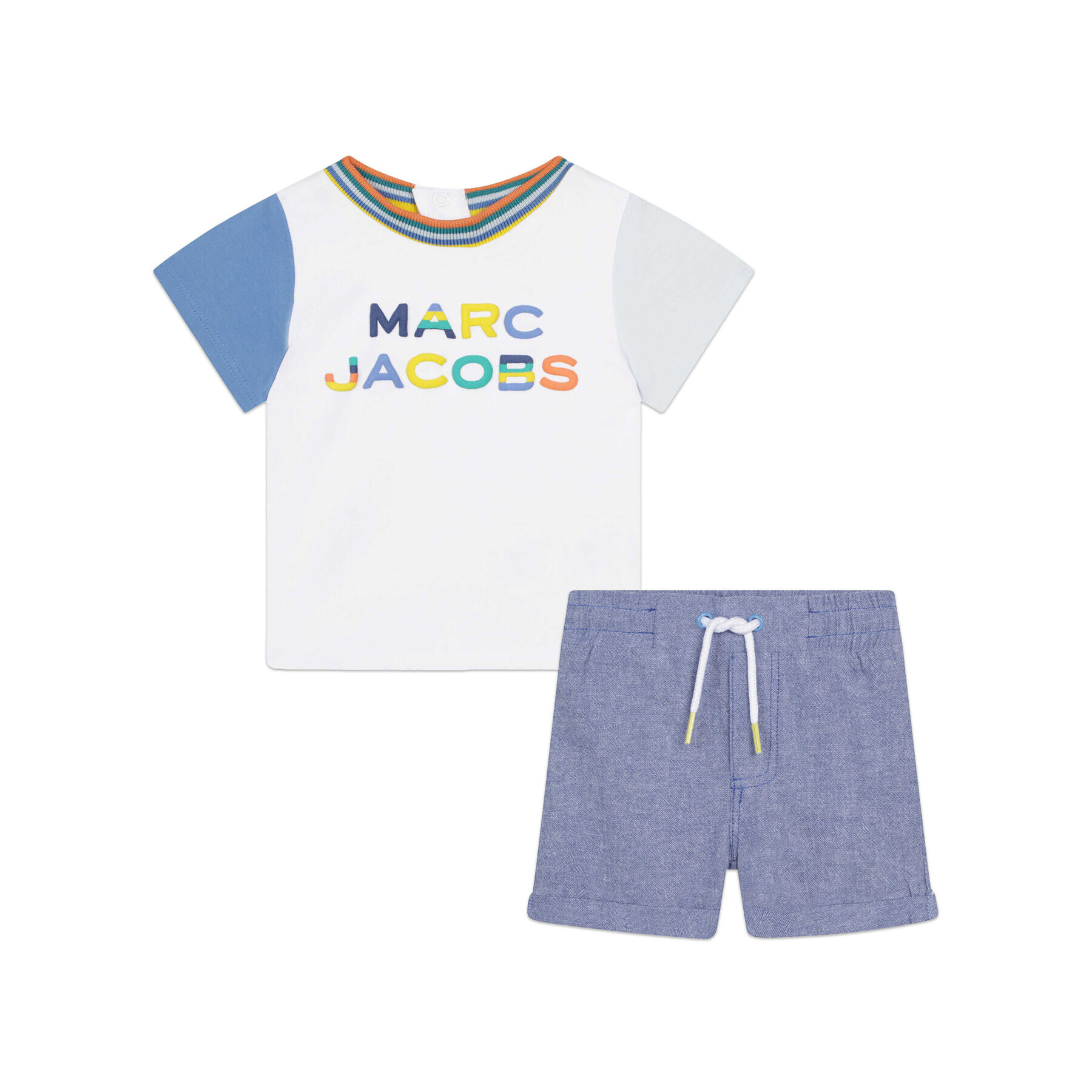 The Marc Jacobs Komplet majica in kratke hlače W98167 Bela Regular Fit - Pepit.si