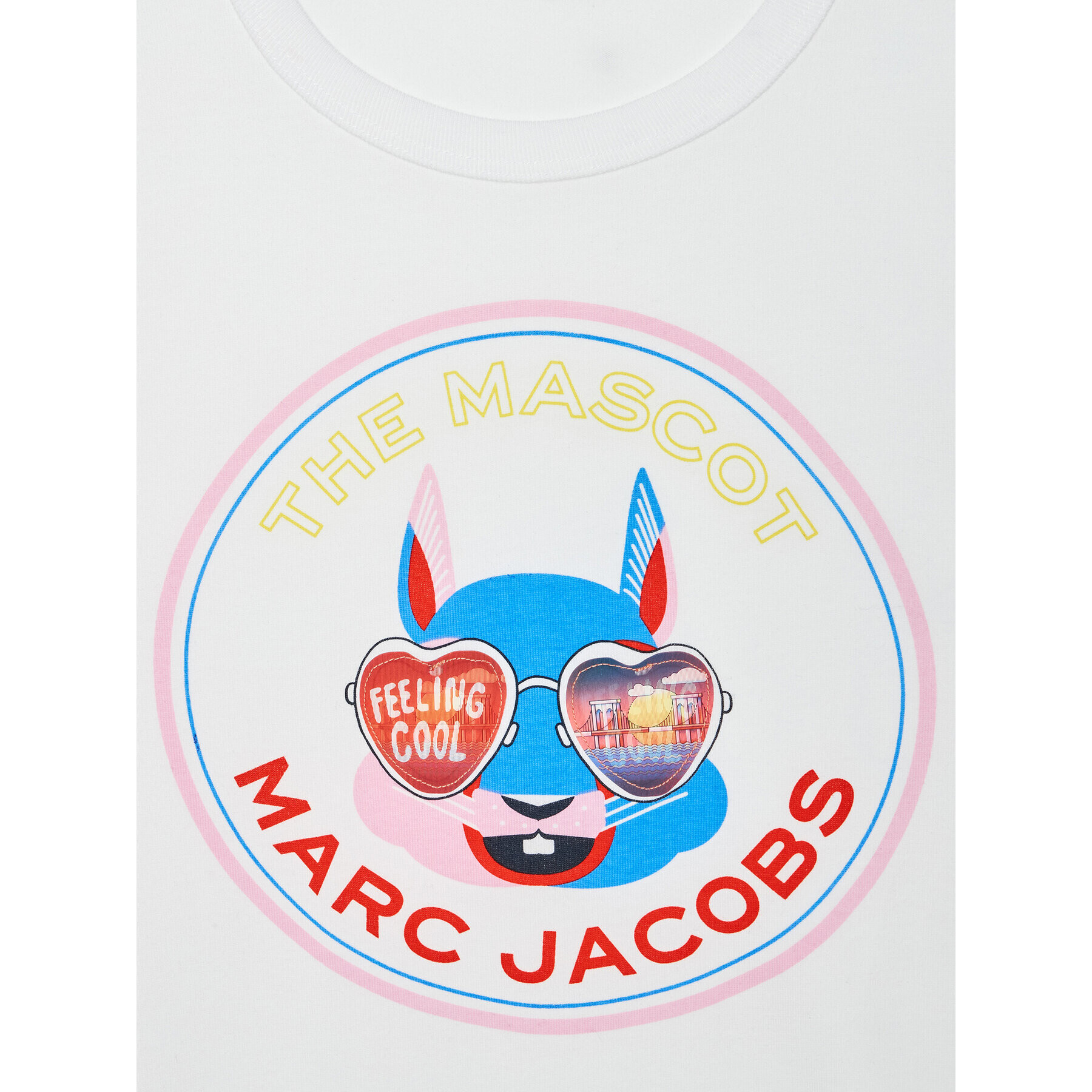 The Marc Jacobs Majica W15603 D Bela Regular Fit - Pepit.si