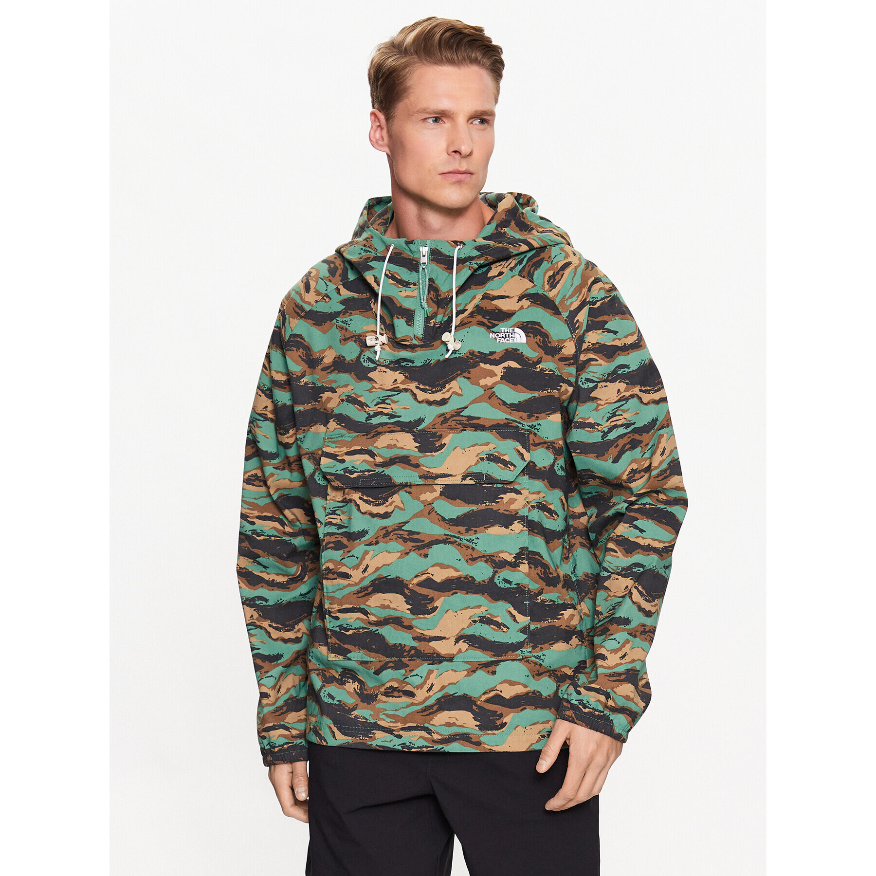 The North Face Anorak Class V NF0A5338 Zelena Regular Fit - Pepit.si