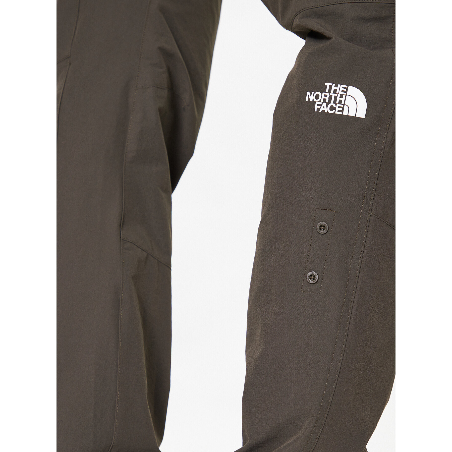 The North Face Hlače iz tkanine Explo NF0A7Z96 Zelena Regular Fit - Pepit.si