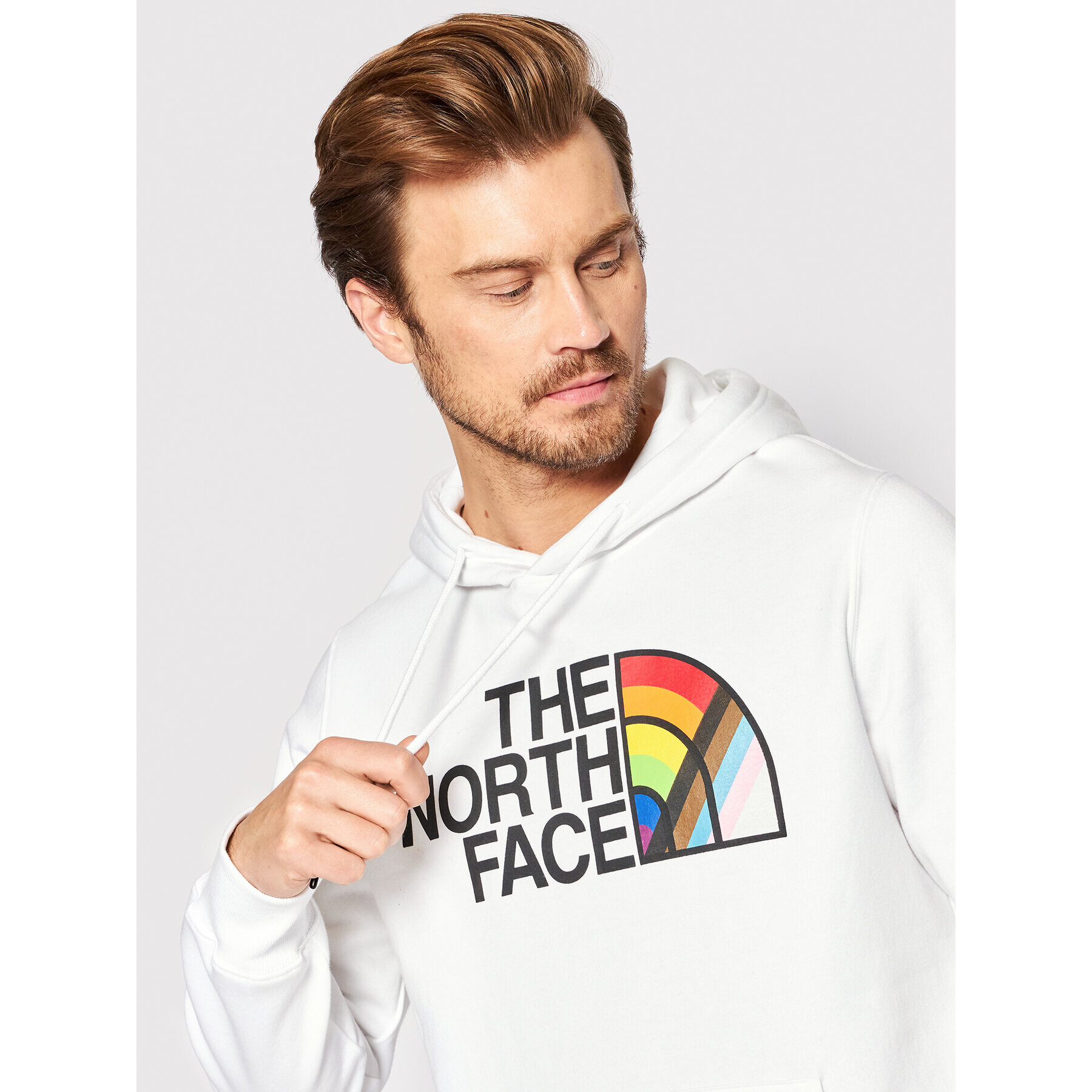 The North Face Jopa Pride NF0A7QCK Bela Regular Fit - Pepit.si