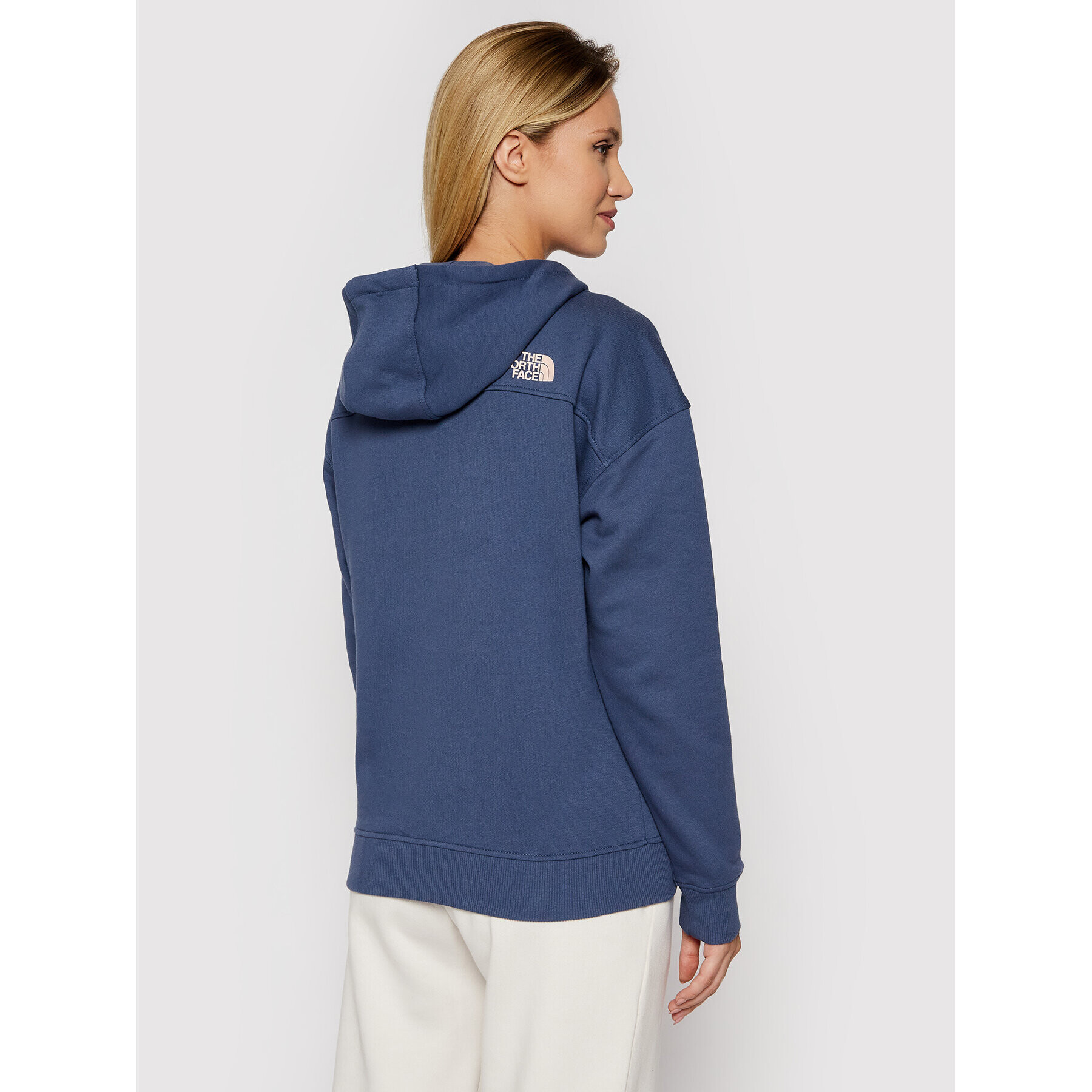 The North Face Jopa W Light Drew Peak Hoodie NF0A3RZ4 Mornarsko modra Regular Fit - Pepit.si