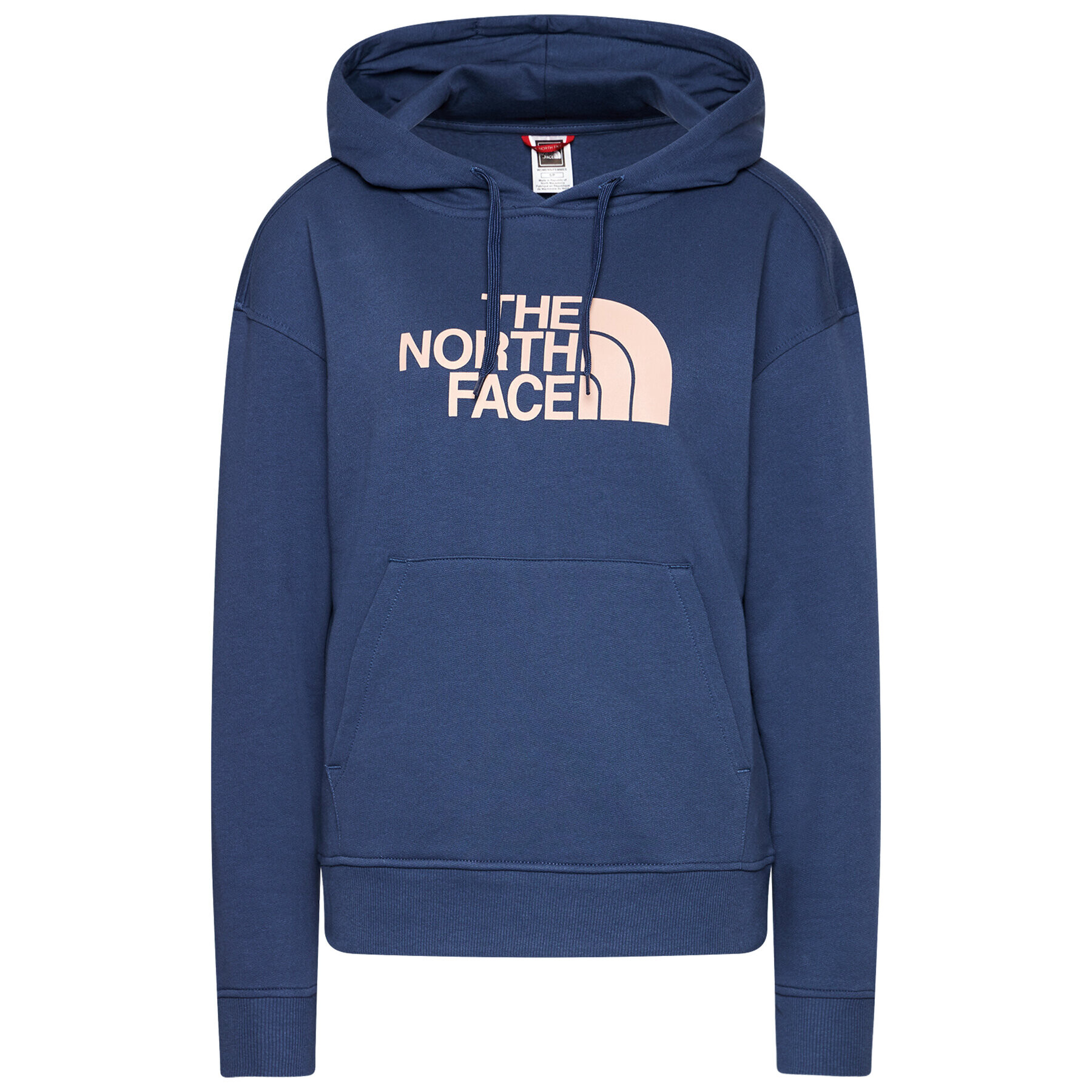 The North Face Jopa W Light Drew Peak Hoodie NF0A3RZ4 Mornarsko modra Regular Fit - Pepit.si