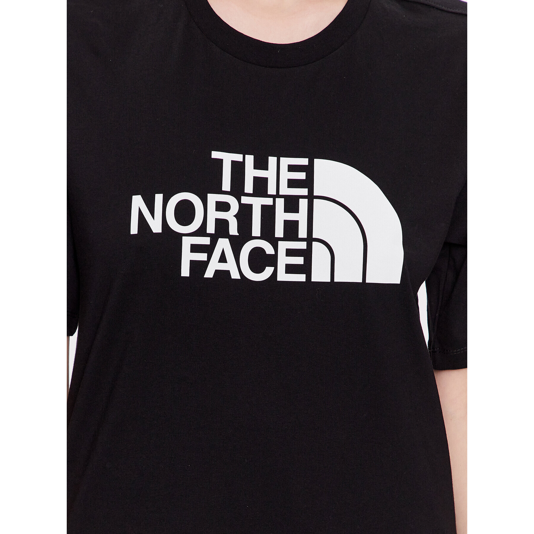 The North Face Majica Easy NF0A4M5P Črna Relaxed Fit - Pepit.si