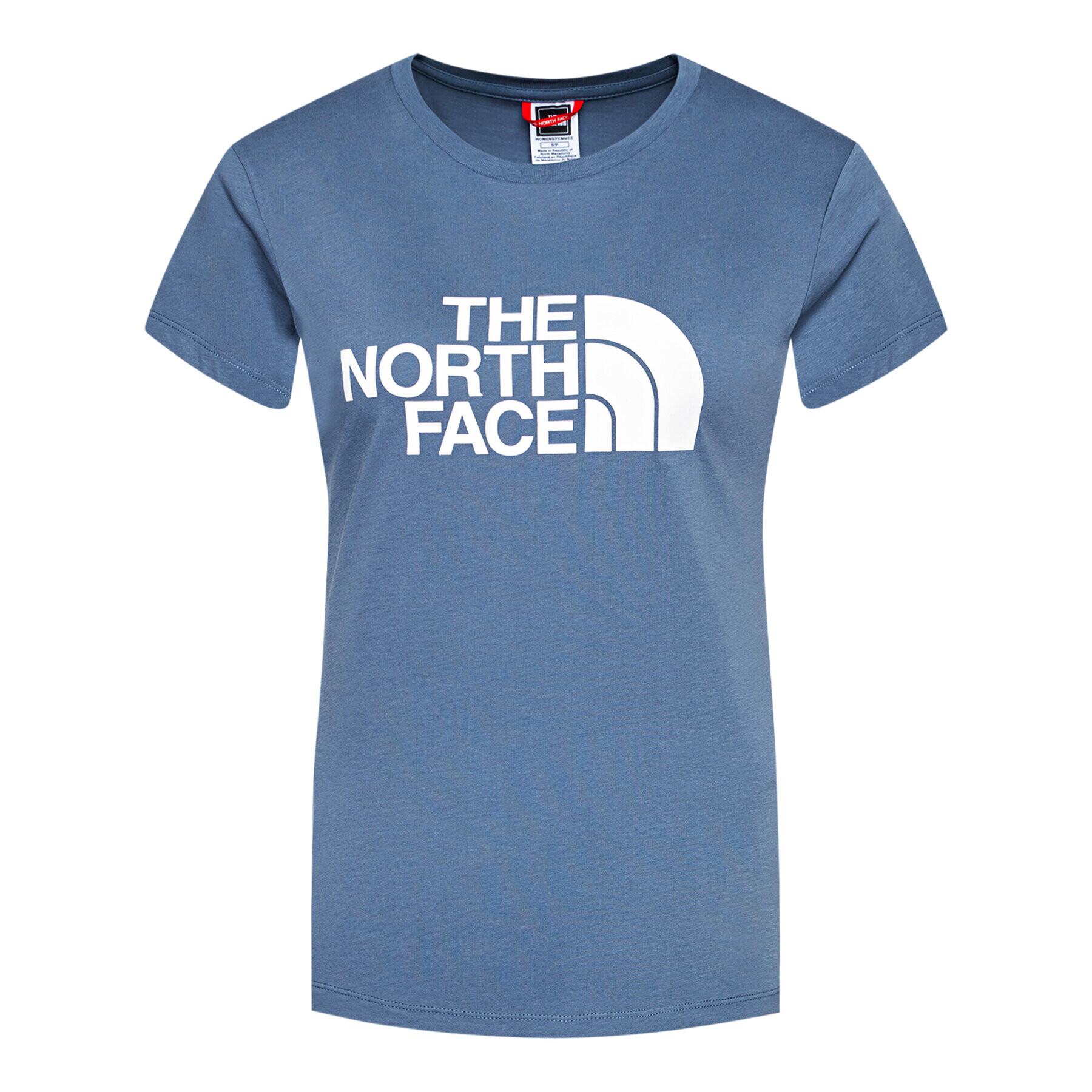 The North Face Majica Easy NF0A4T1Q Modra Regular Fit - Pepit.si