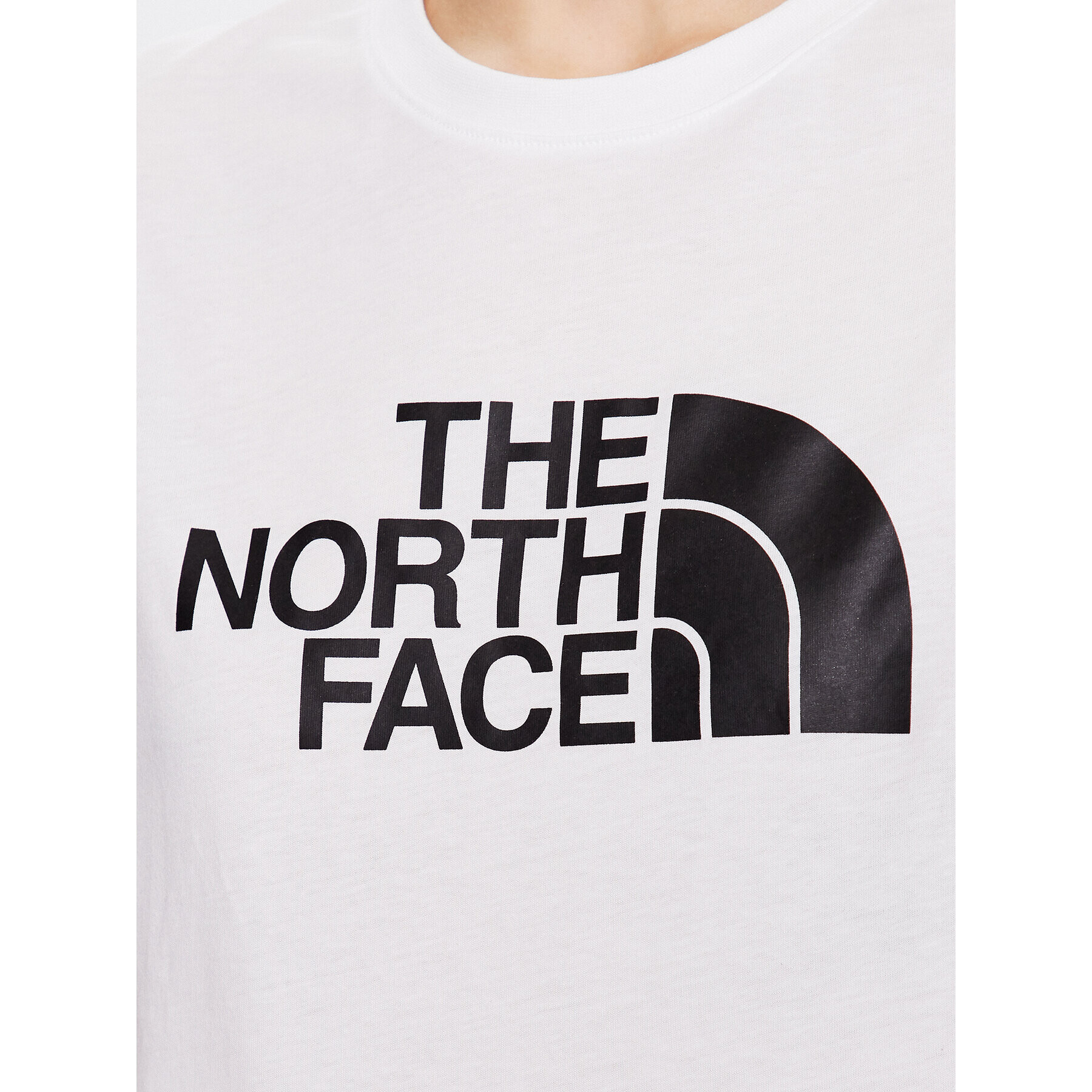 The North Face Majica Easy NF0A4T1R Bela Relaxed Fit - Pepit.si