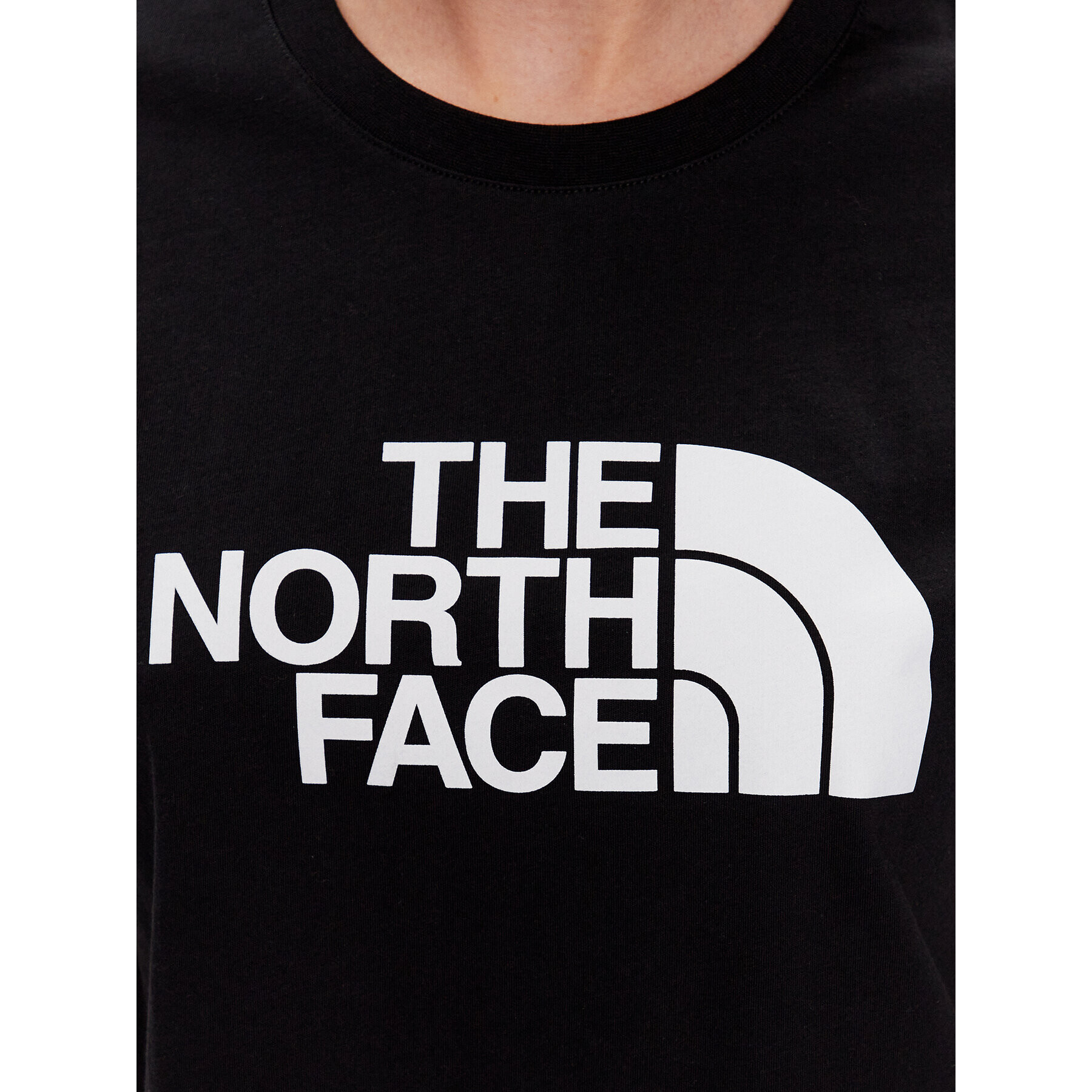 The North Face Majica NF0A4T1R Črna Cropped Fit - Pepit.si