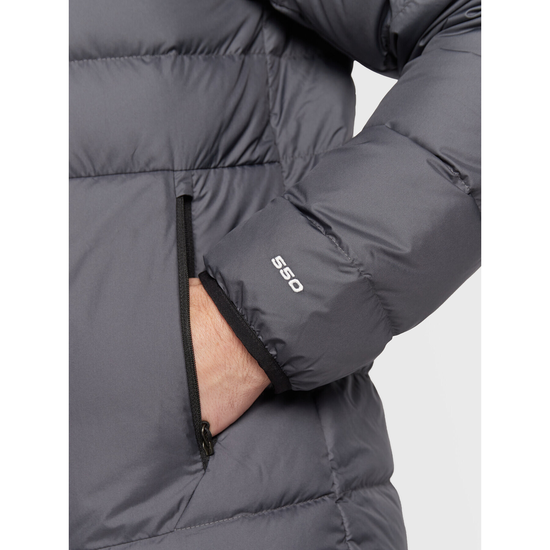 The North Face Puhovka Aconcagua NF0A4R26 Siva Regular Fit - Pepit.si