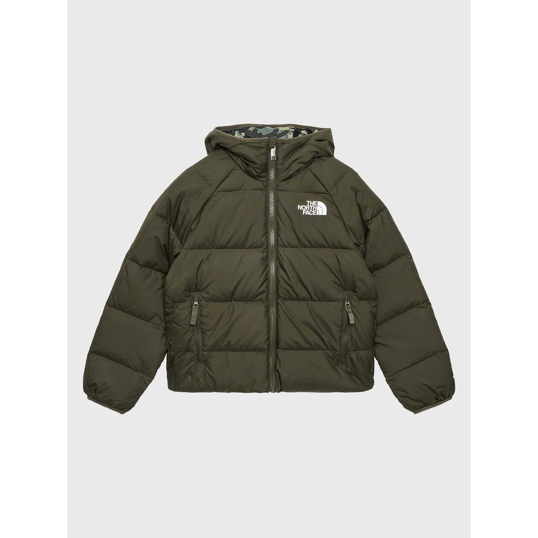 The North Face Puhovka Printed NF0A7WOP Zelena Regular Fit - Pepit.si