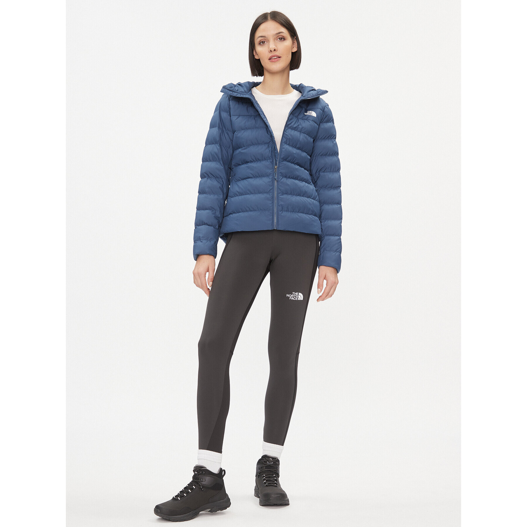 The North Face Puhovka W Aconcagua 3 HoodieNF0A84IVHDC1 Modra Regular Fit - Pepit.si