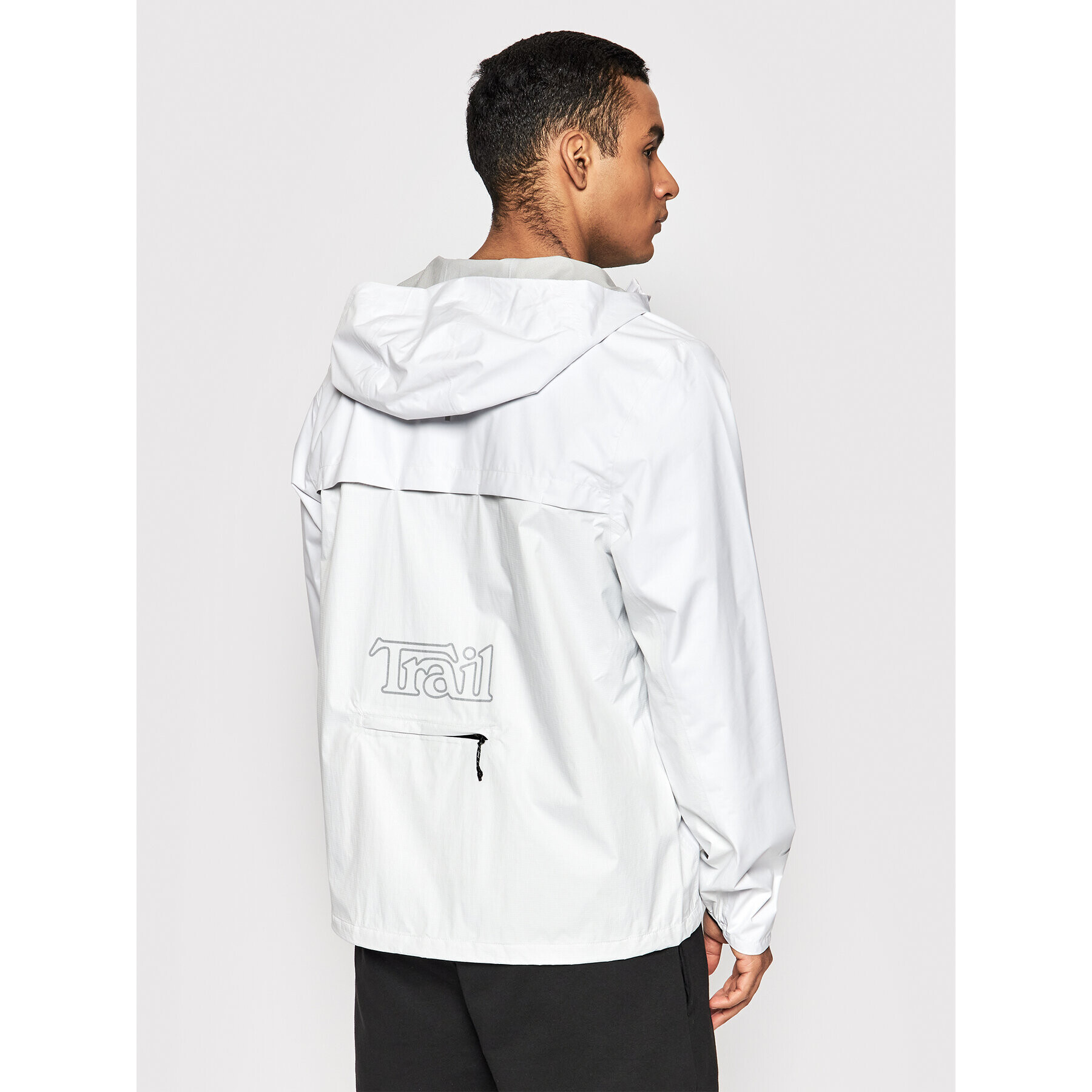 The North Face Tekaška jakna Printed First Dawn Packable NF0A5IYY Bela Regular Fit - Pepit.si