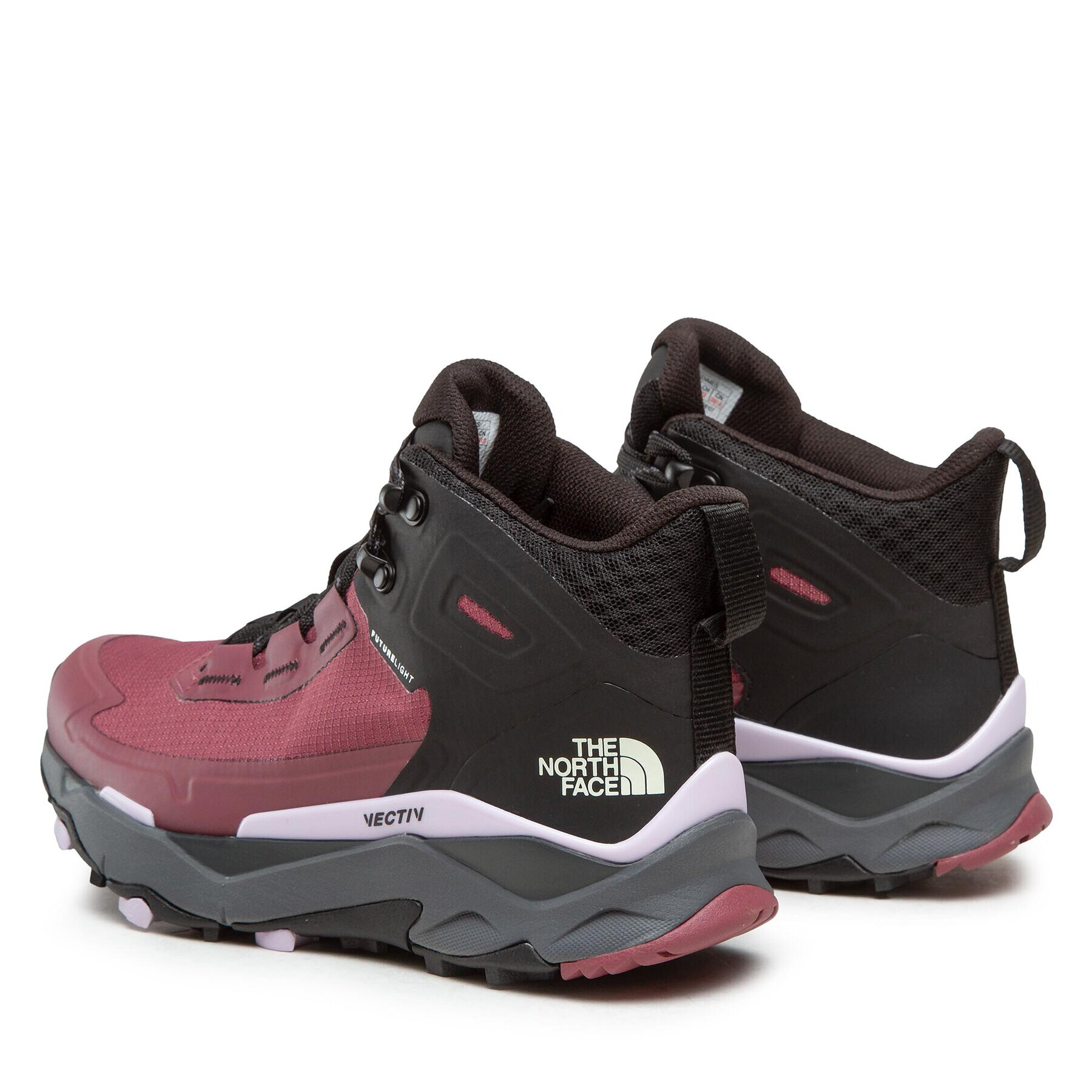 The North Face Trekking čevlji Vectiv Exploris Mid Futurelight NF0A4T2V86H Bordo rdeča - Pepit.si