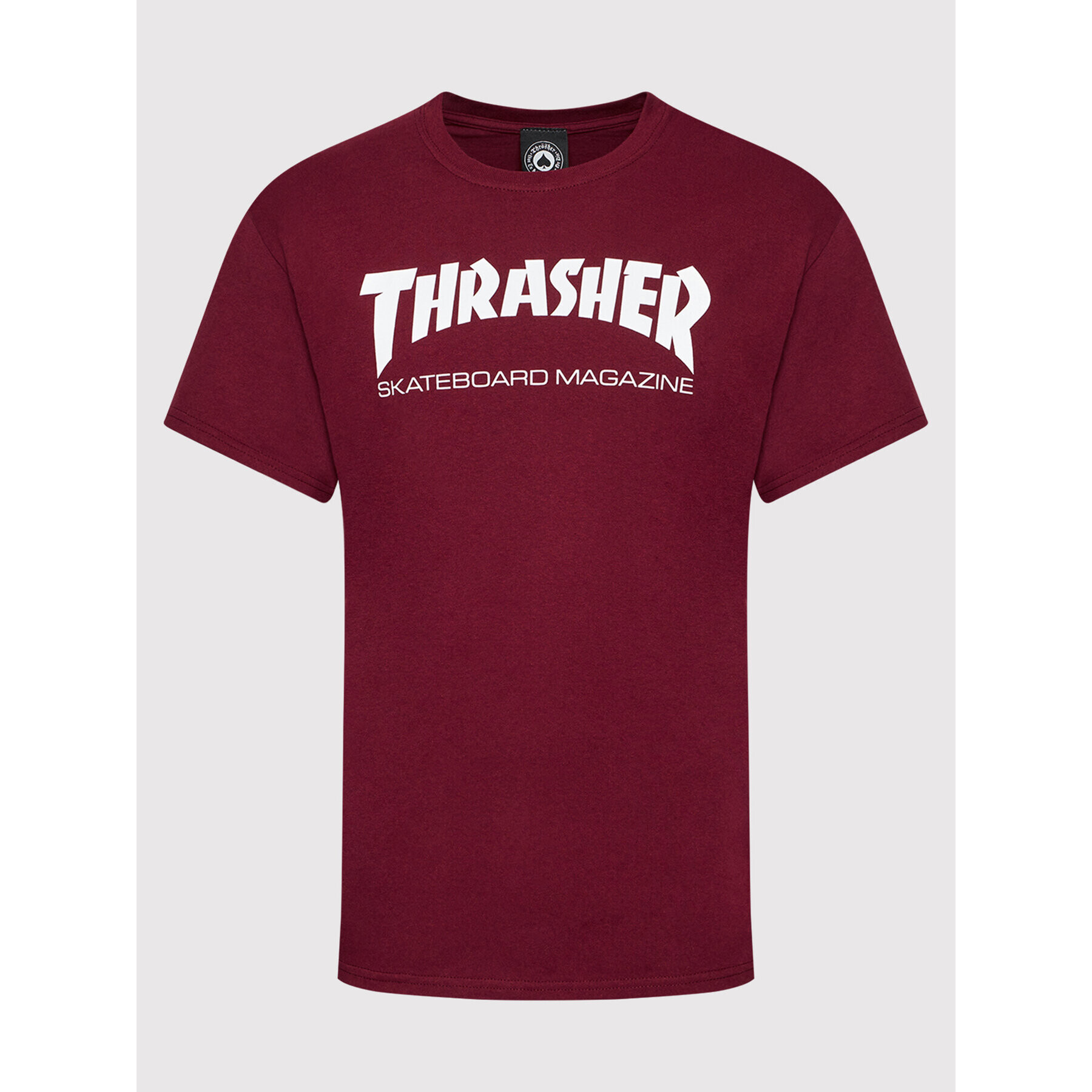 Thrasher Majica Skatemag Bordo rdeča Regular Fit - Pepit.si