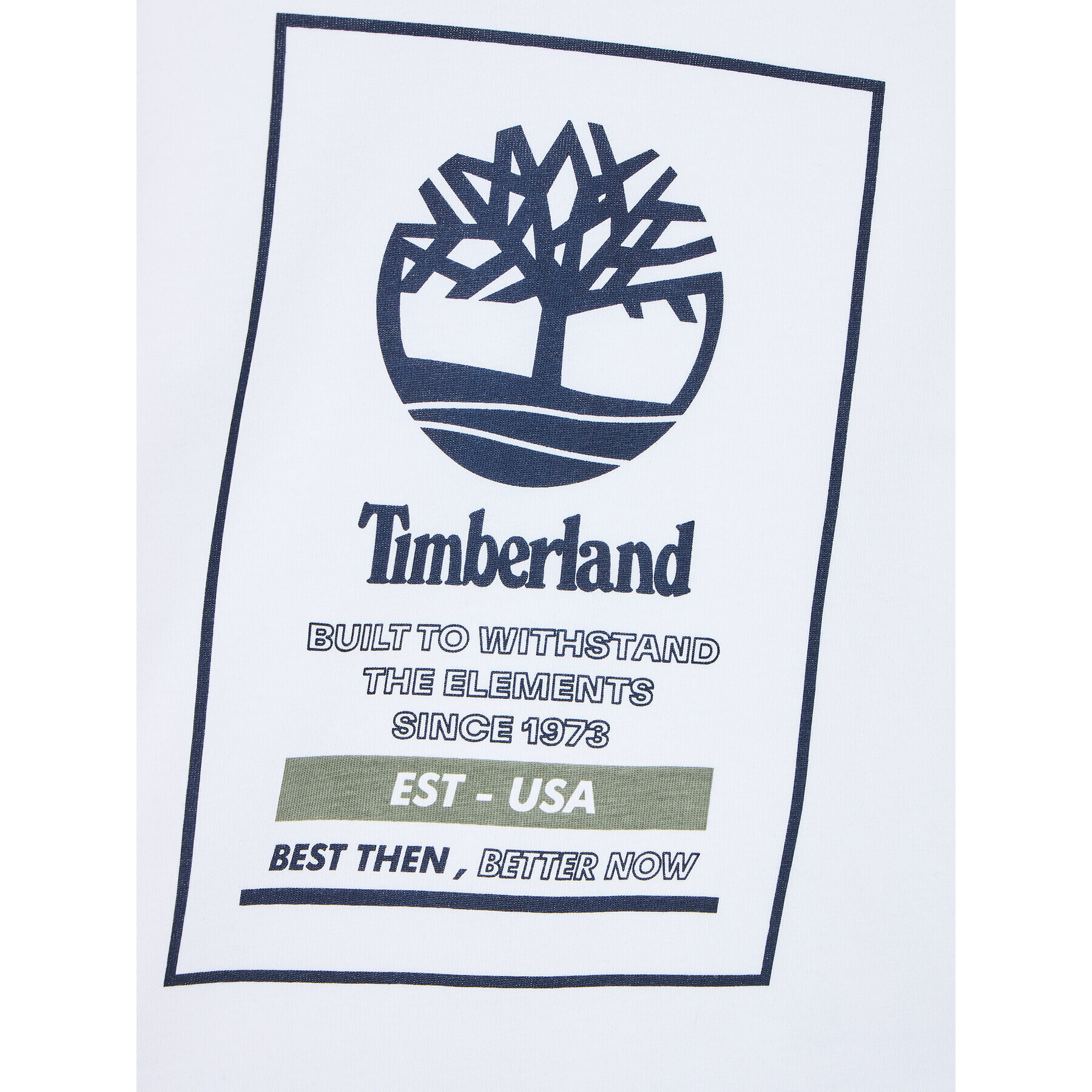 Timberland Bluza T25T75 D Bela Regular Fit - Pepit.si