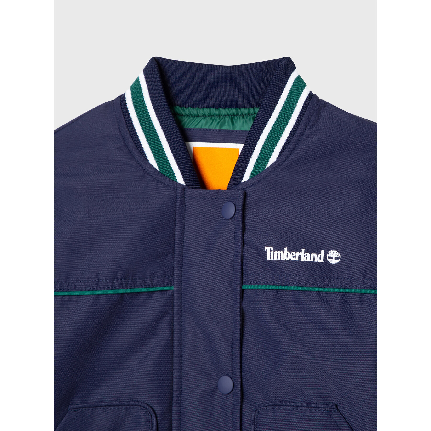 Timberland Bomber jakna T26568 D Mornarsko modra Regular Fit - Pepit.si