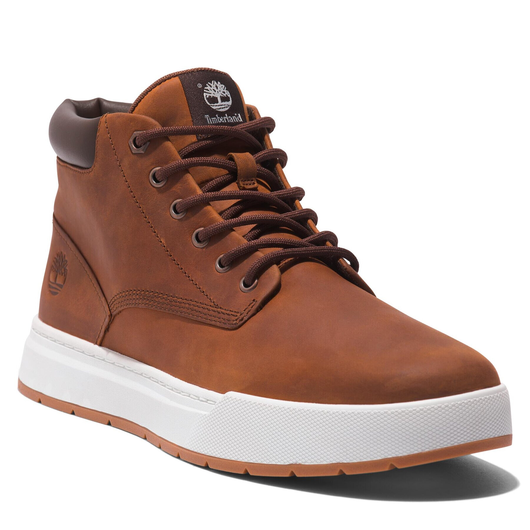 Timberland Gležnjarji Maple Grove Lthr Chk TB0A297Q3581 Rjava - Pepit.si