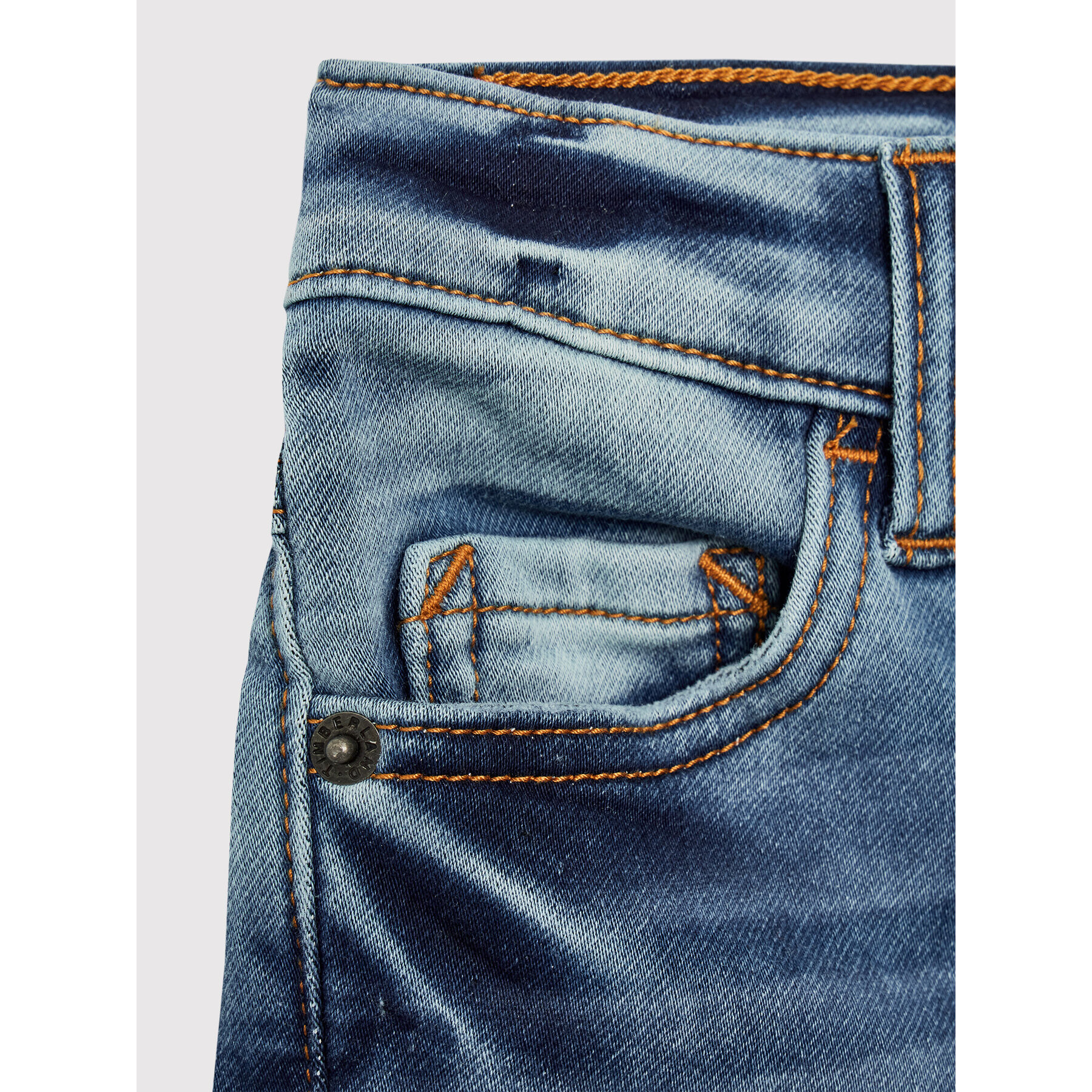 Timberland Jeans kratke hlače T24B75 D Mornarsko modra Regular Fit - Pepit.si