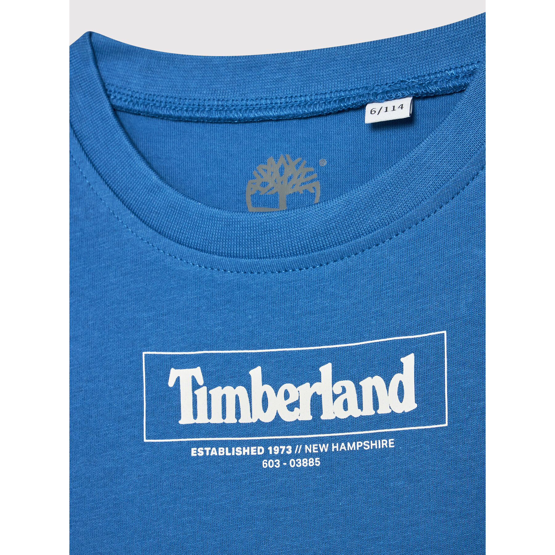 Timberland Majica T25S81 D Modra Regular Fit - Pepit.si