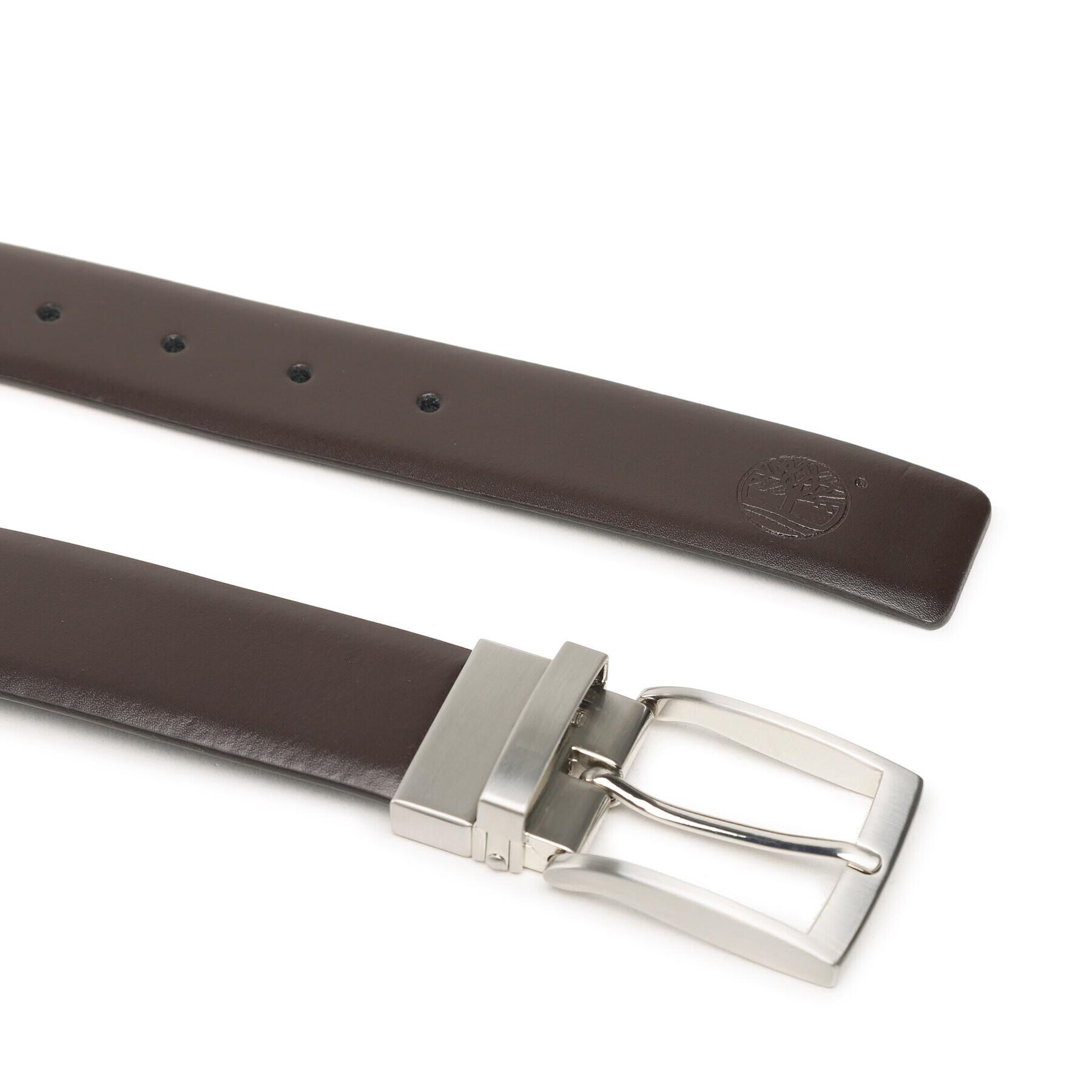 Timberland Moški pas 35mm Rev Square Tip Belt TB0A1DFP Rjava - Pepit.si