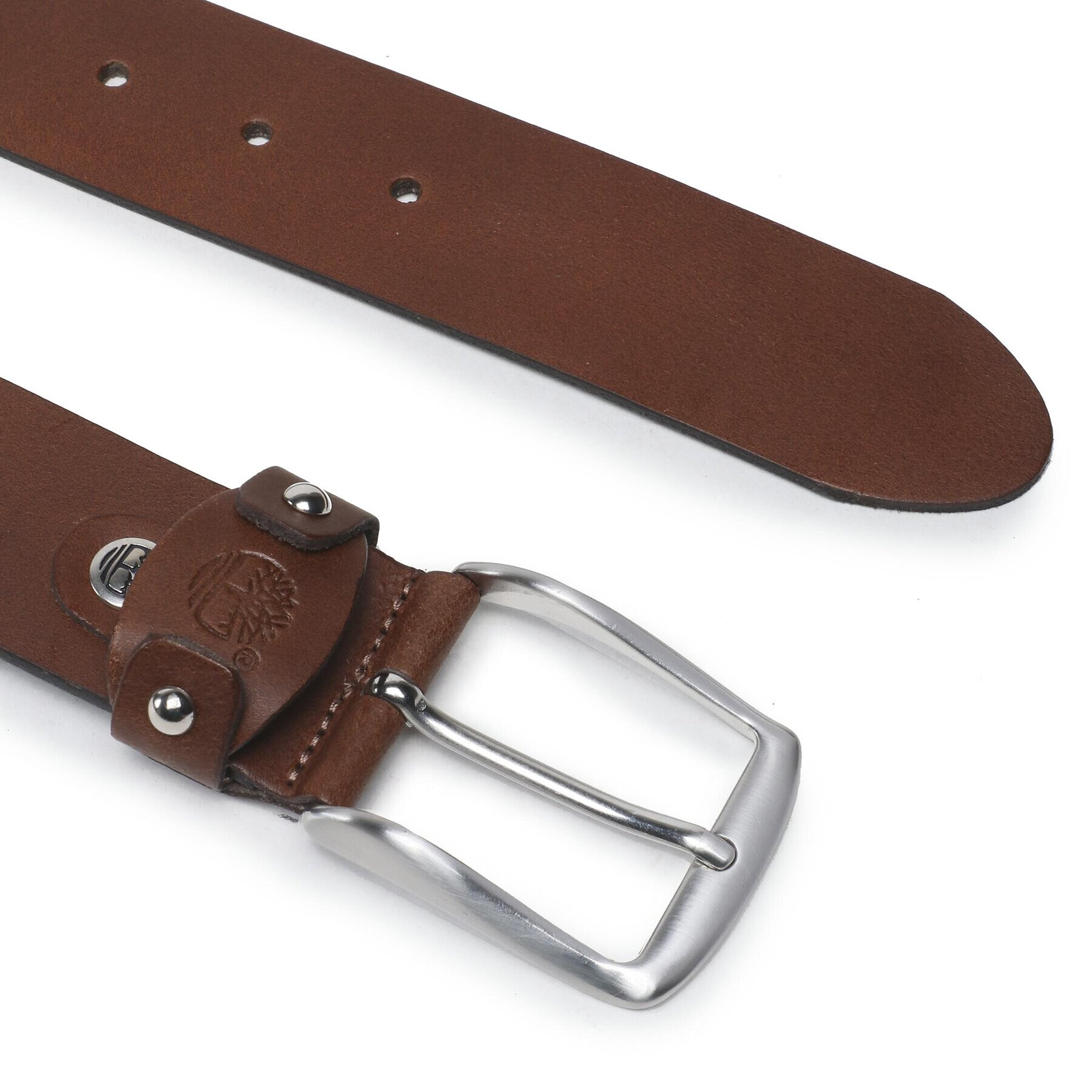 Timberland Moški pas 40Mm Loop Logo Belt TB0A1BY8 Rjava - Pepit.si