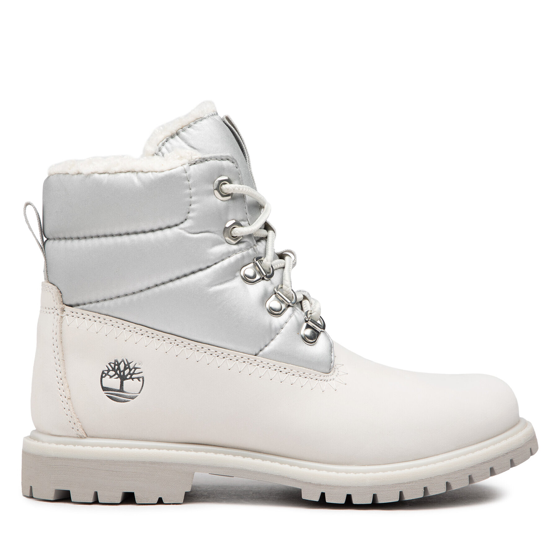 Timberland Pohodni čevlji 6'' Prem Puffer Bt Wp TB0A44WJ143 Siva - Pepit.si