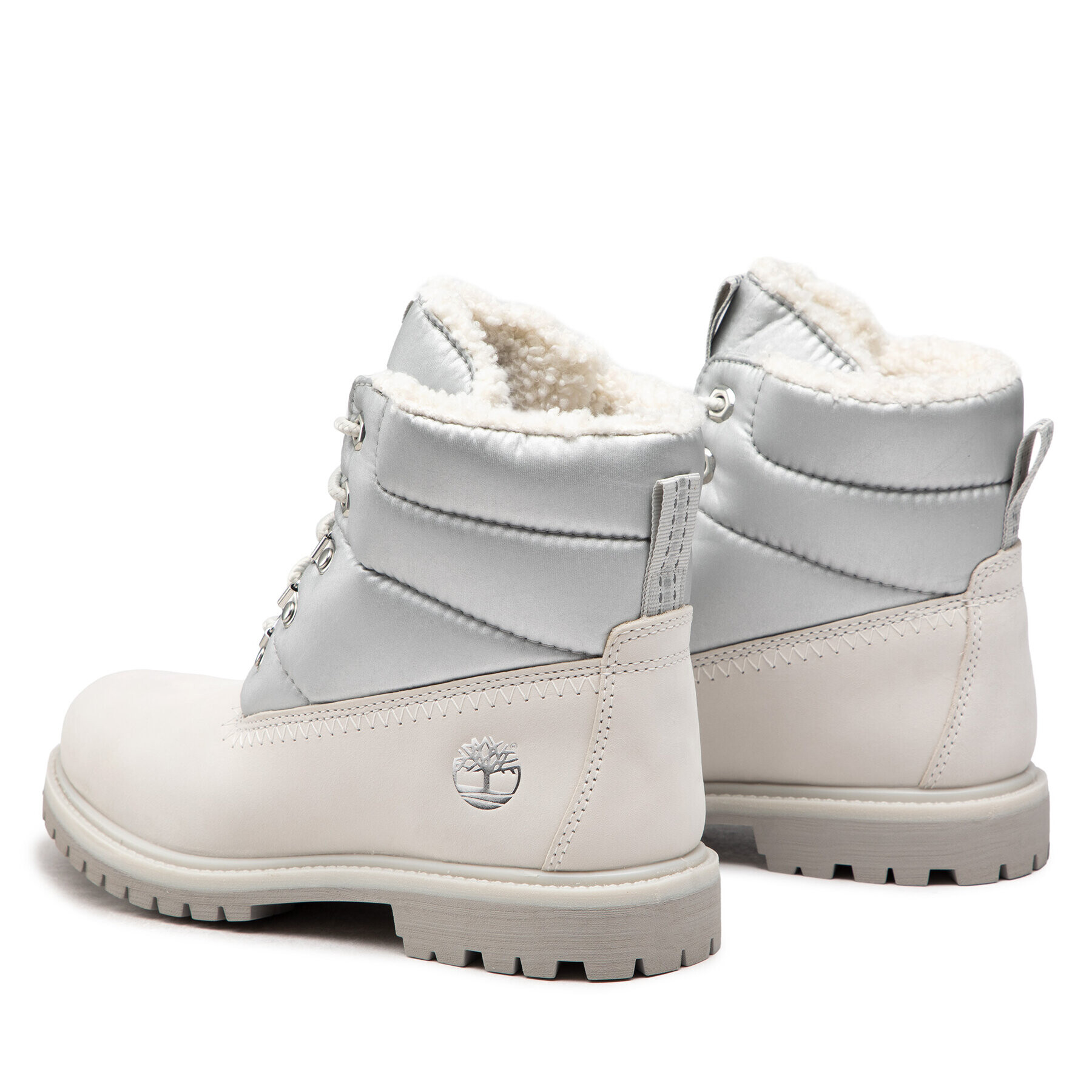 Timberland Pohodni čevlji 6'' Prem Puffer Bt Wp TB0A44WJ143 Siva - Pepit.si