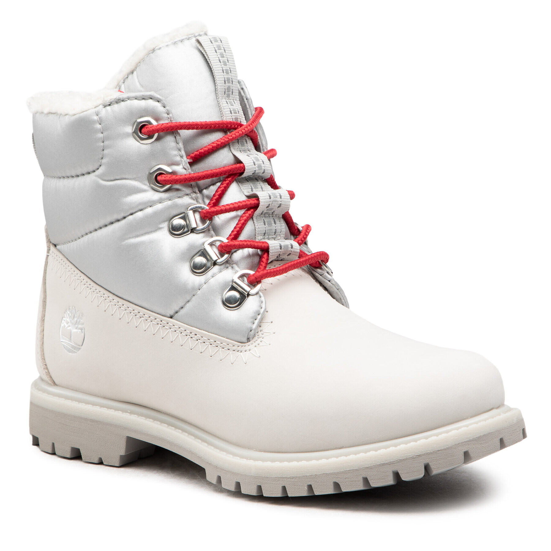 Timberland Pohodni čevlji 6'' Prem Puffer Bt Wp TB0A44WJ143 Siva - Pepit.si