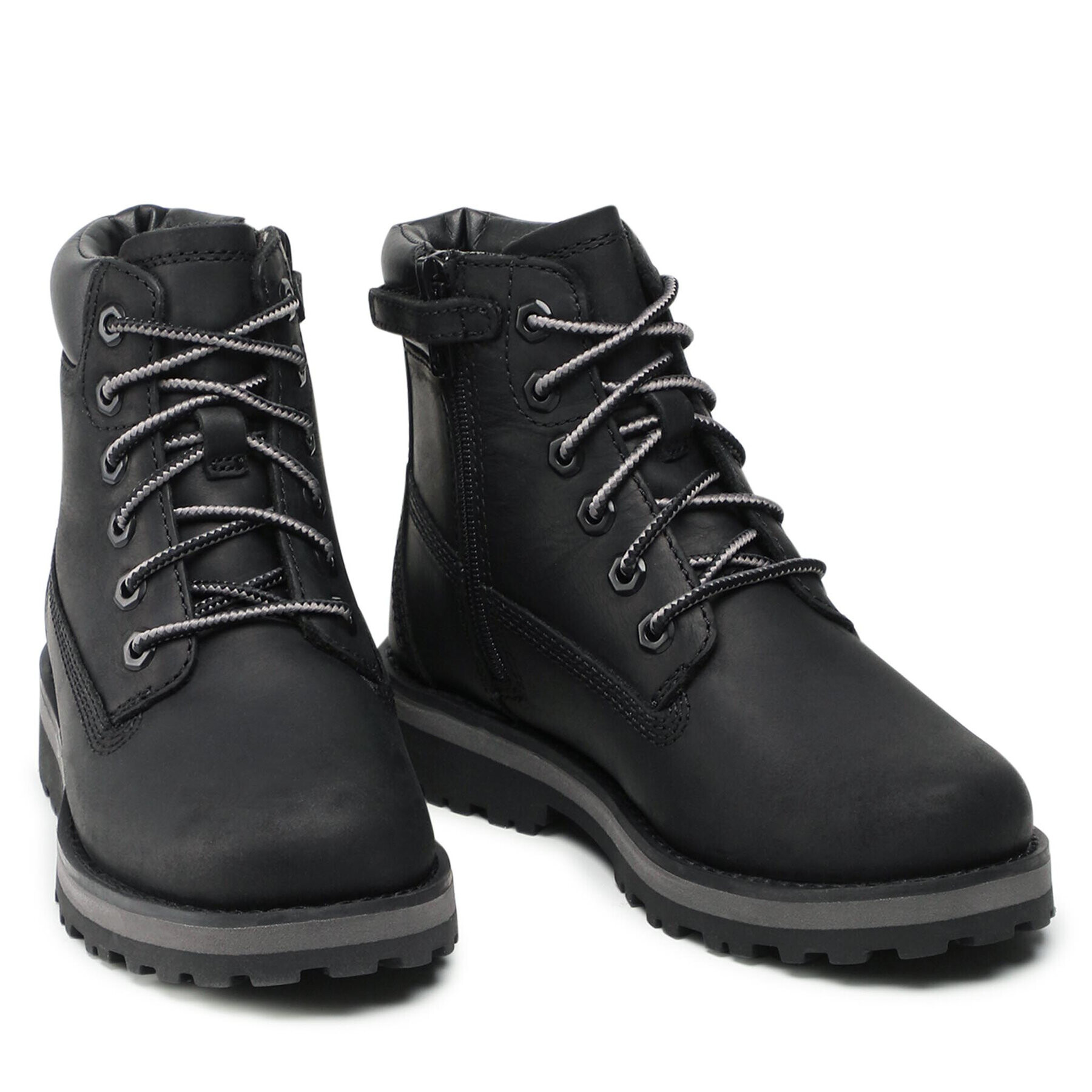 Timberland Pohodni čevlji Courma Kid Traditional6ln TB0A27A20011 Črna - Pepit.si