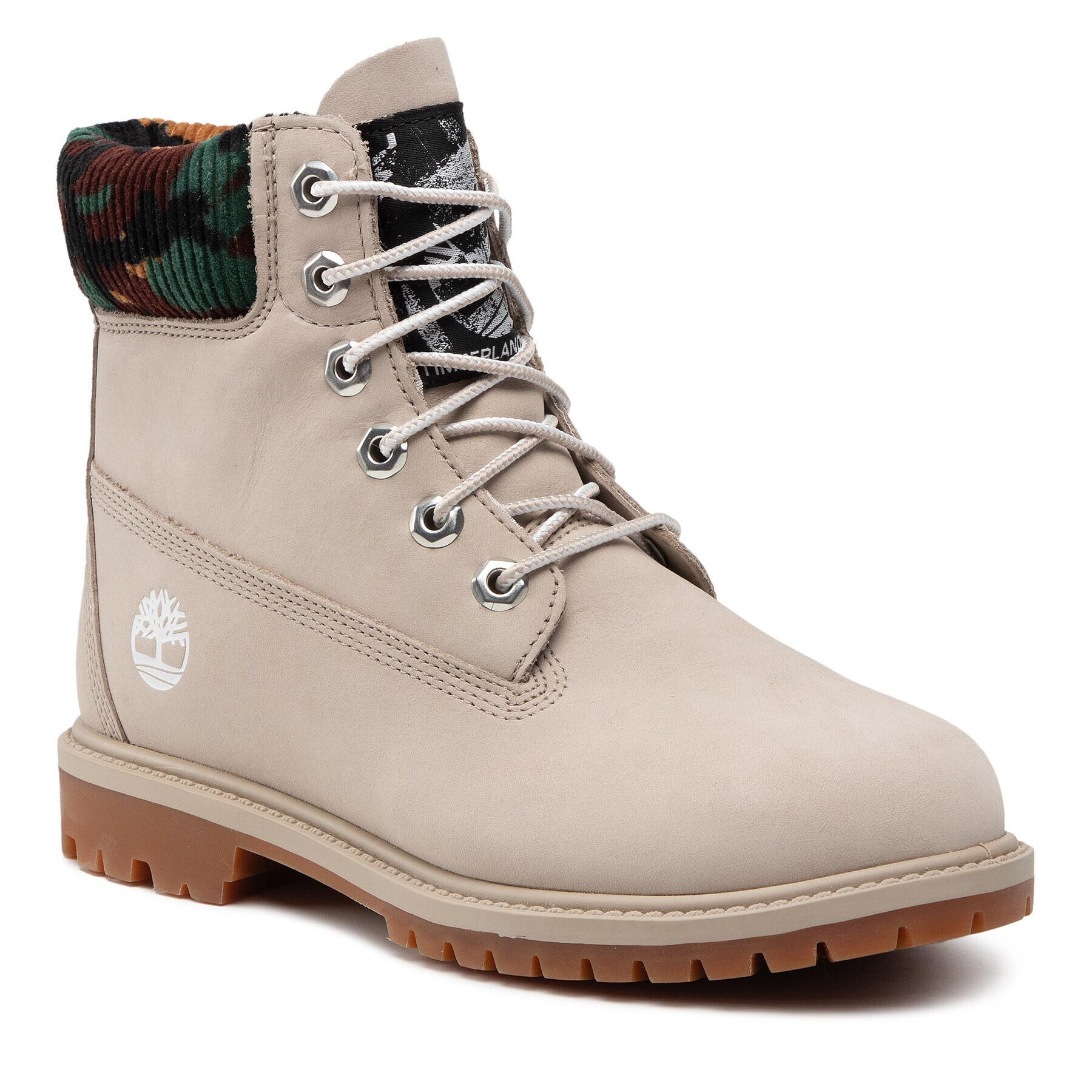 Timberland Pohodni čevlji Heritage 6 In Waterproof Boot TB0A2M83K511 Siva - Pepit.si